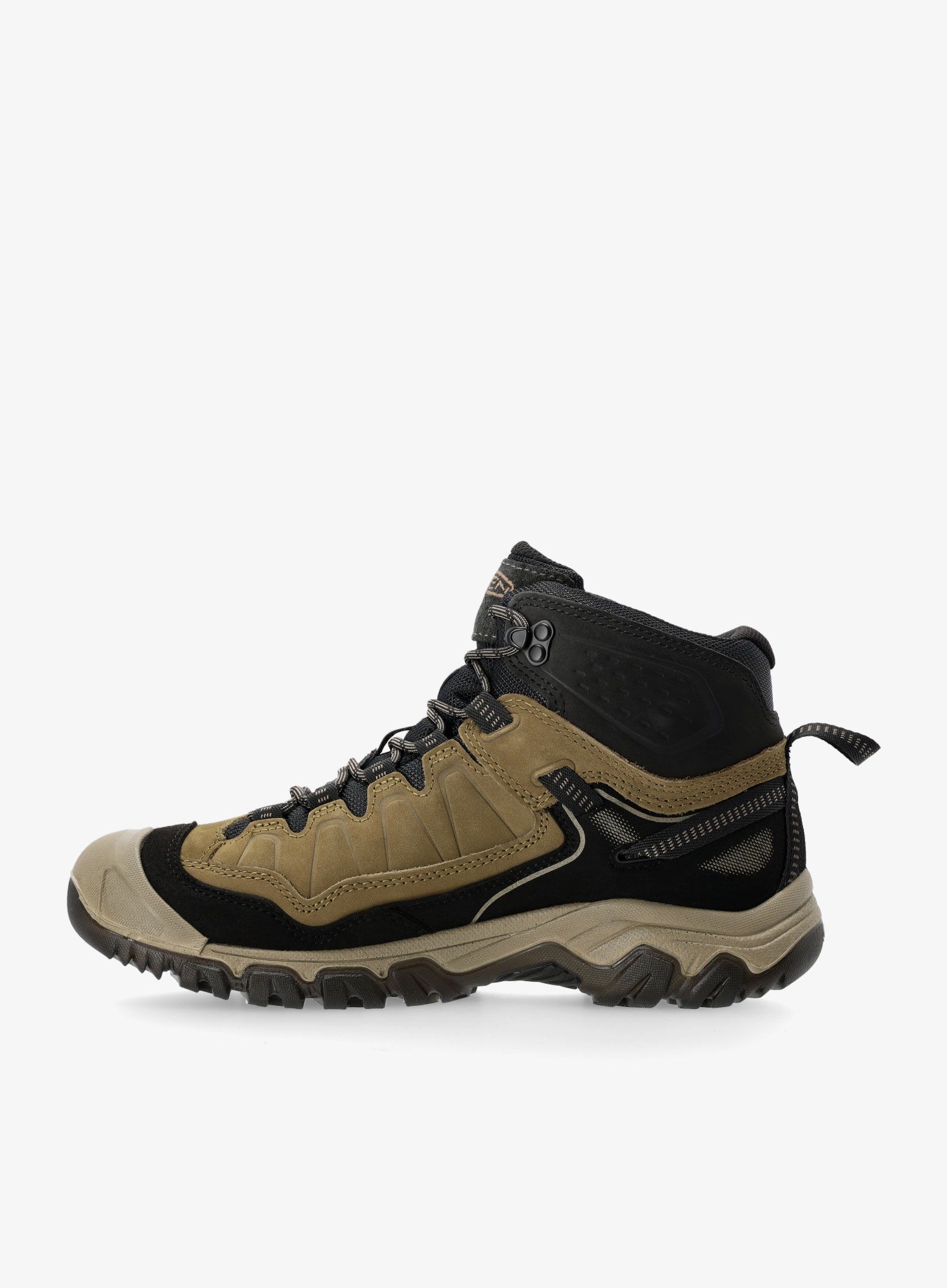 Turistické boty Keen Targhee IV Mid Wp - dark olive/gold flame