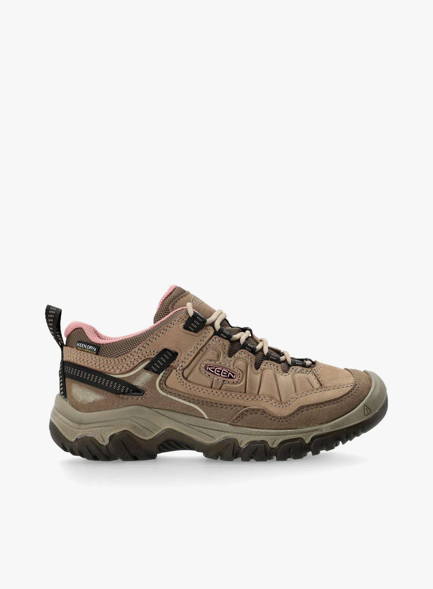 Turistické boty dámské Keen Targhee IV WP - brindle/nostalgia rose