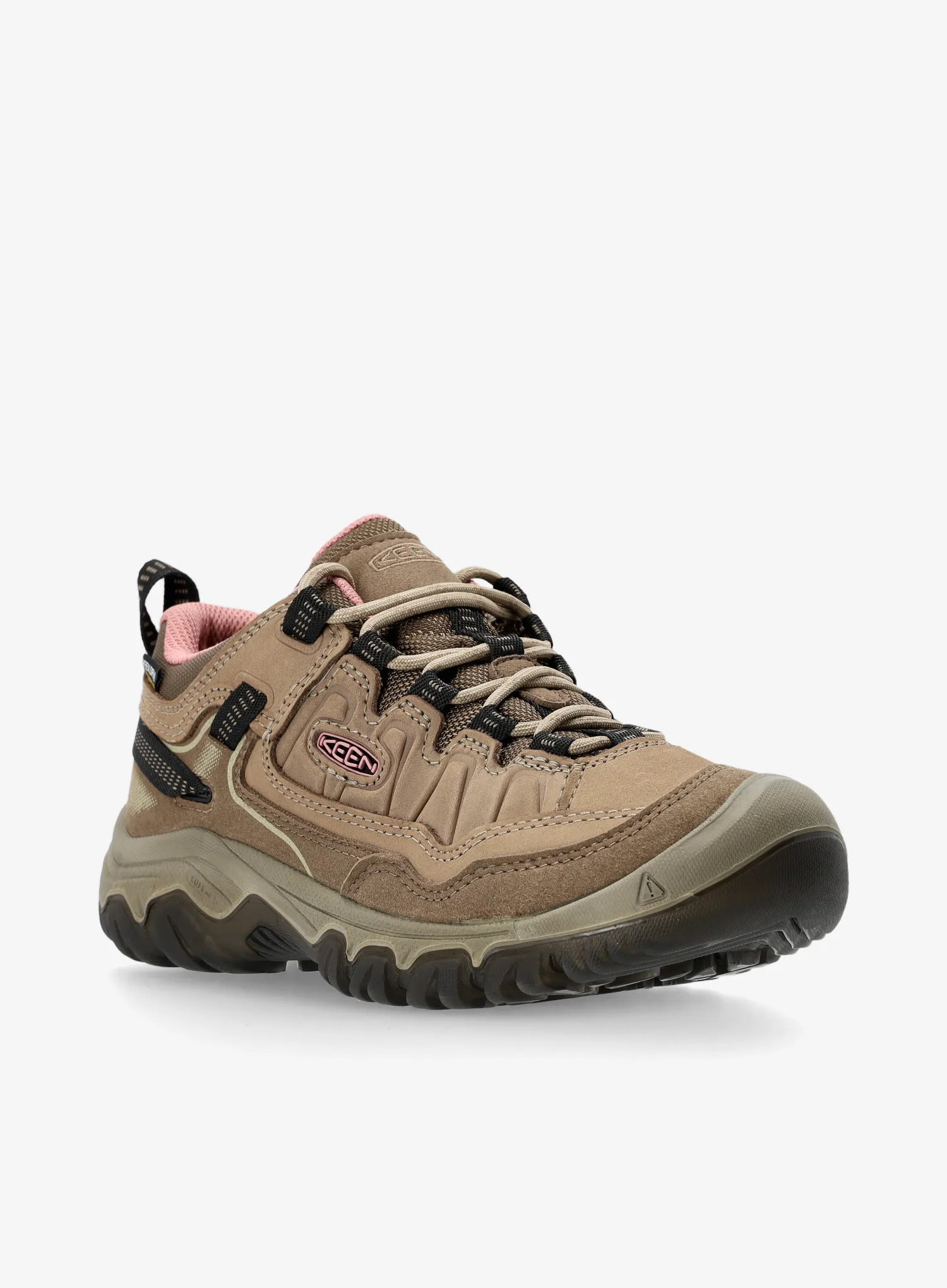Turistické boty dámské Keen Targhee IV WP - brindle/nostalgia rose