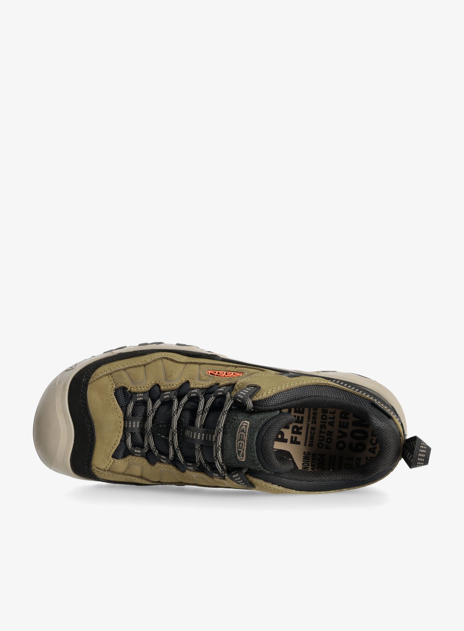 Nízké turistické boty Keen Targhee IV Wp - dark olive/gold flame