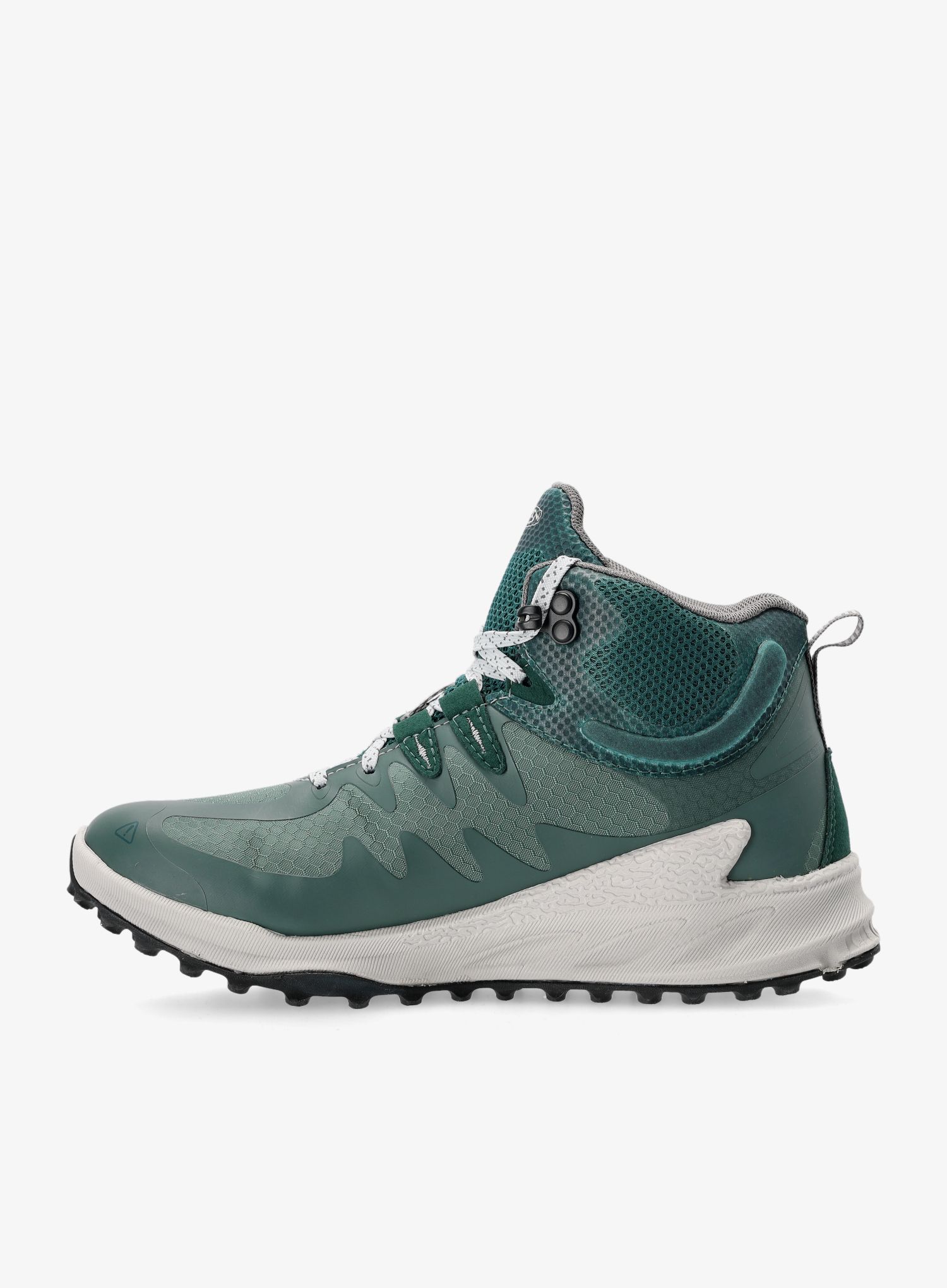 Turistické boty dámské Keen Zionic Mid Wp - dark forest/sea moss