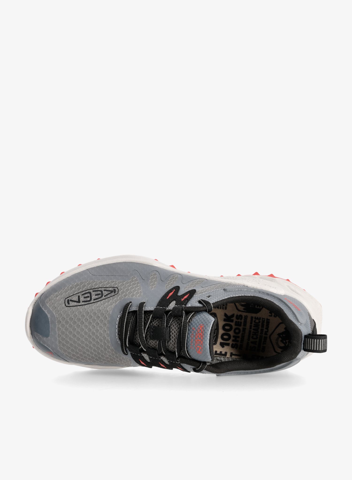 Turistické boty Keen Zionic WP - steel grey/poppy red