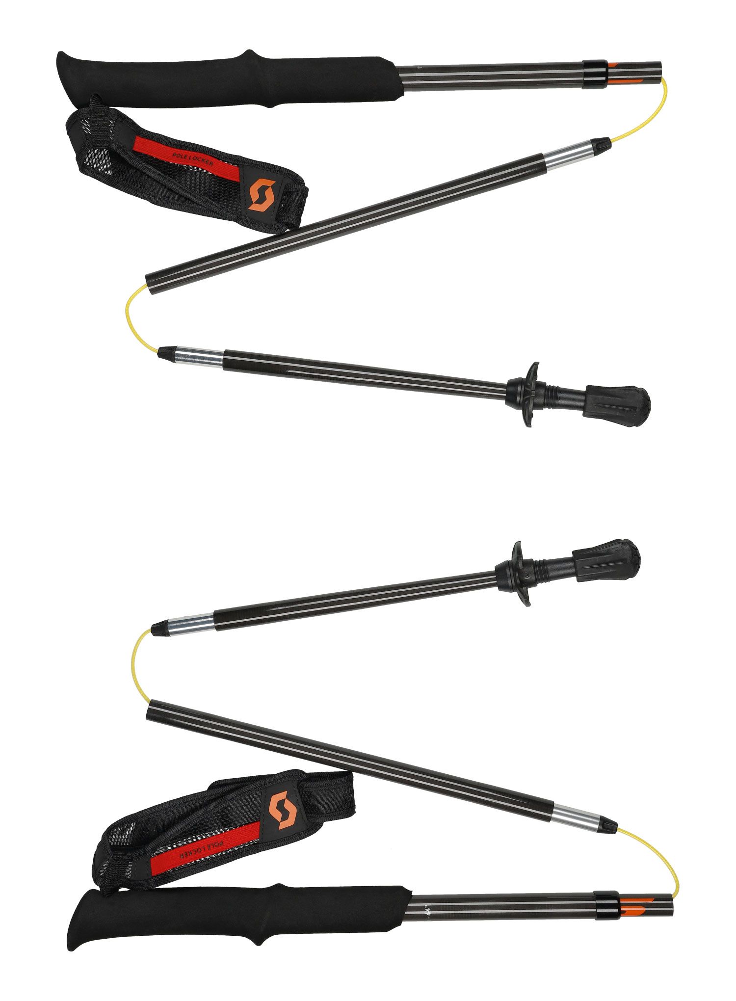 Běžecké hole SCOTT Trail Carbon - black