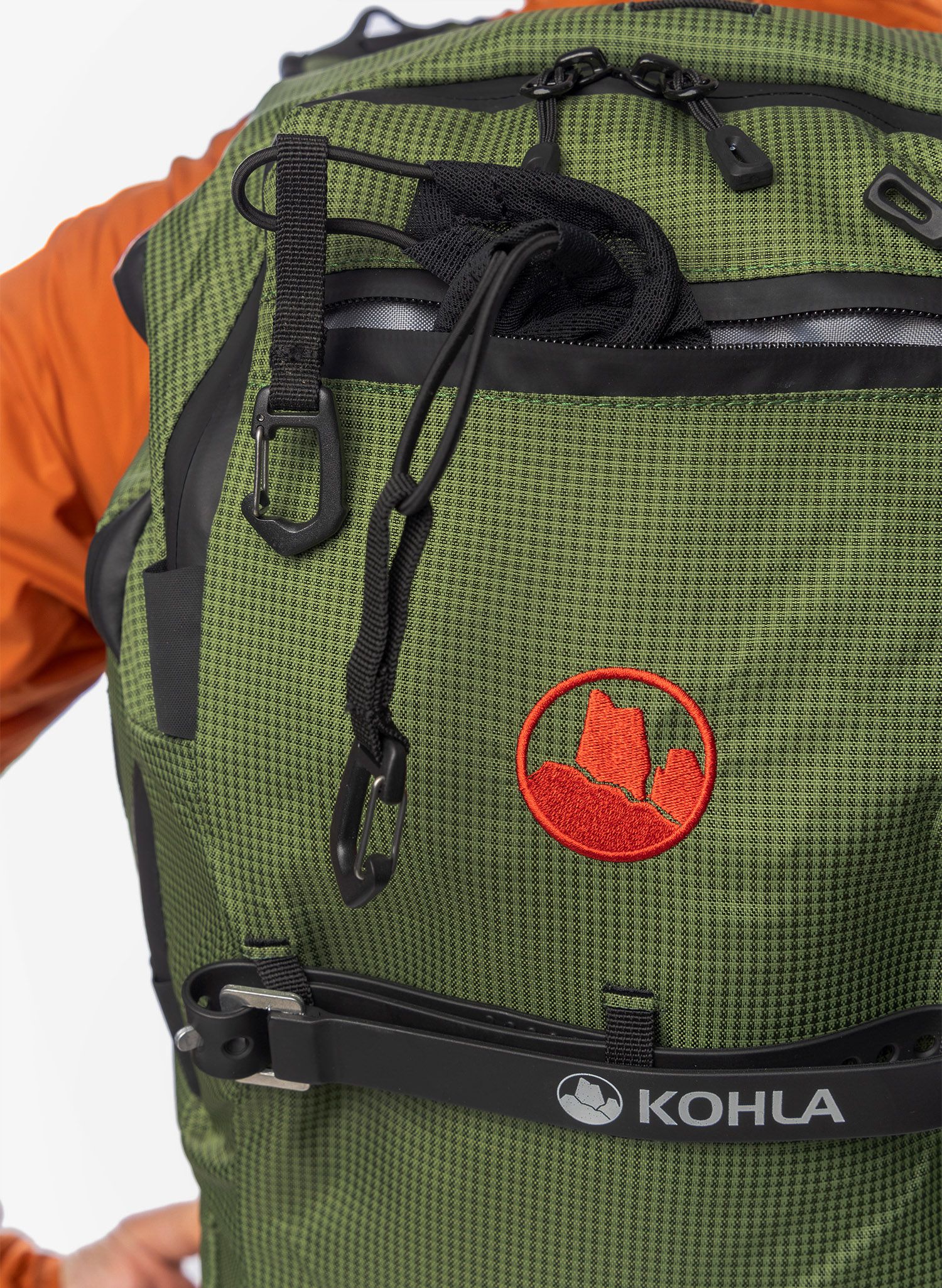 Skialpový batoh Kohla Vertical 32L - bronze/green