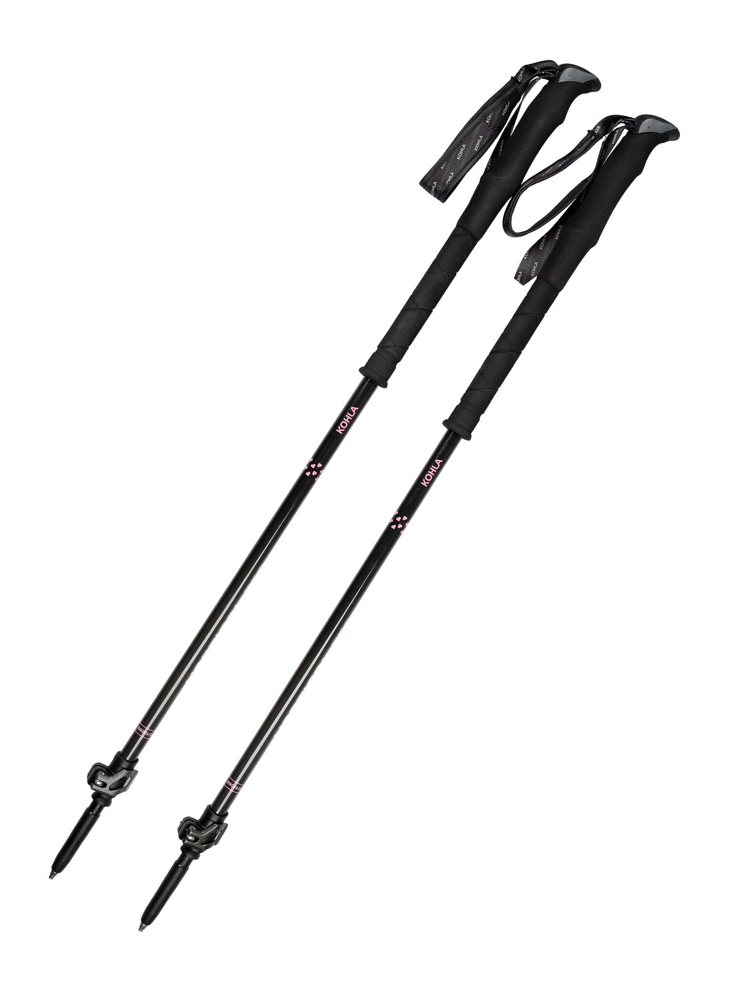 Skialpové hole Kohla Vertical Pro Woman Pole - grey/bleached mauve