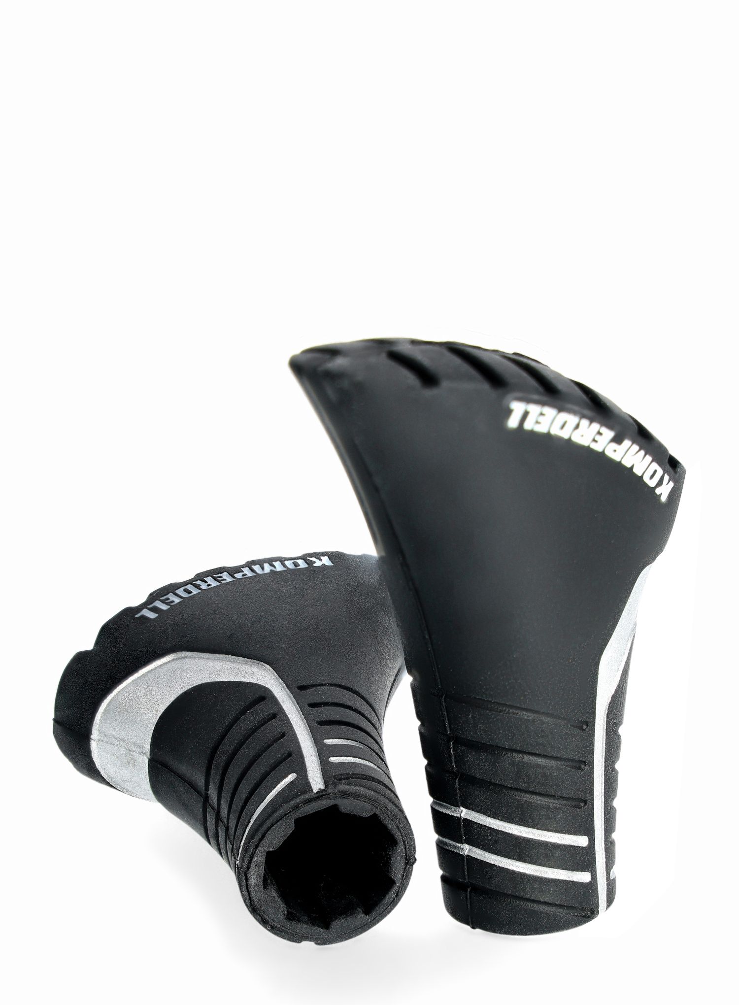 Koncovky na trekové hole Komperdell Nordic Walking Pad - black/silver