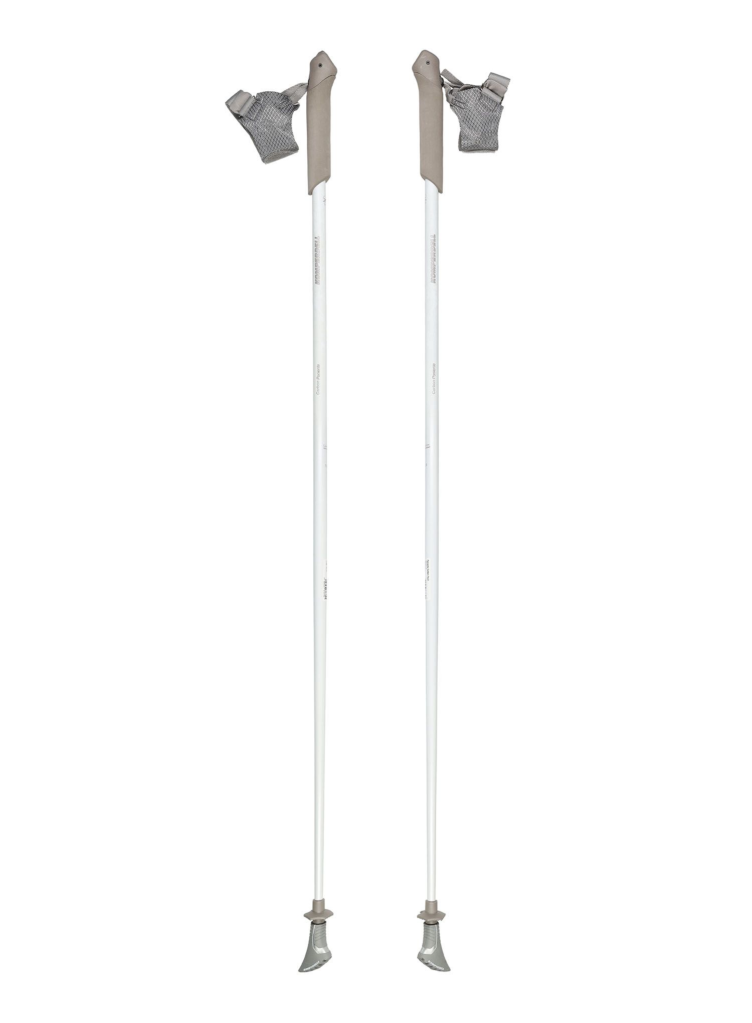 Nordic walking hůlky Komperdell Poniente Carbon Pearl - white
