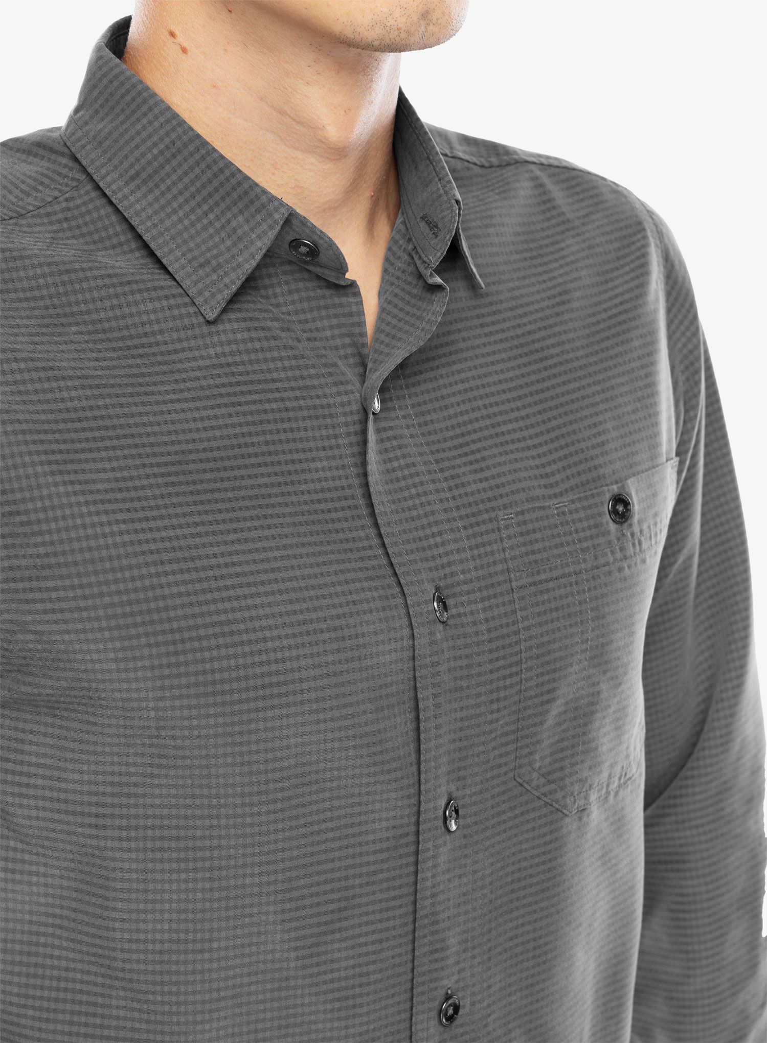 Košile Royal Robbins Mojave Pucker Dry LS - asphalt