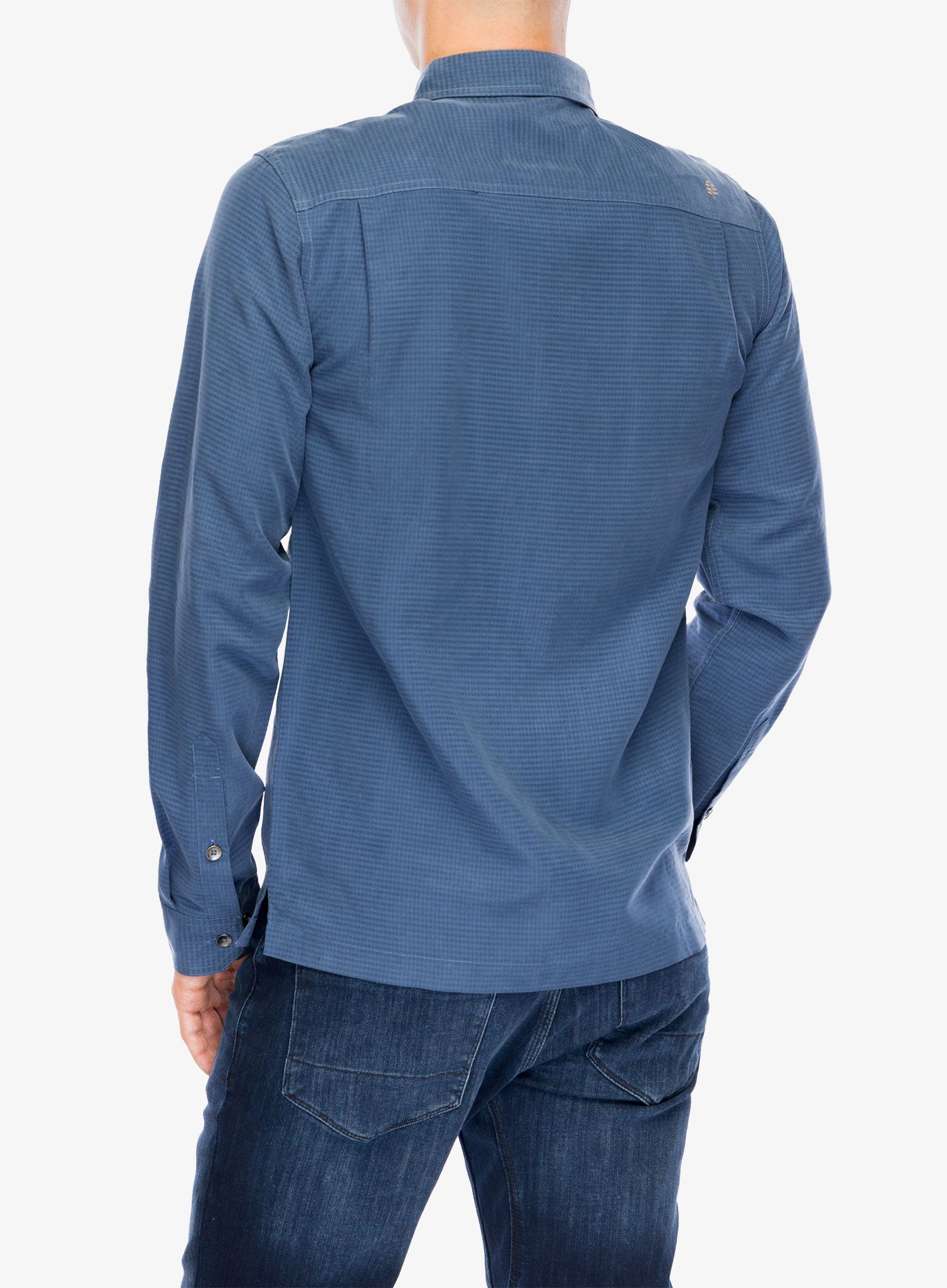 Košile Royal Robbins Mojave Pucker Dry LS - collins blue