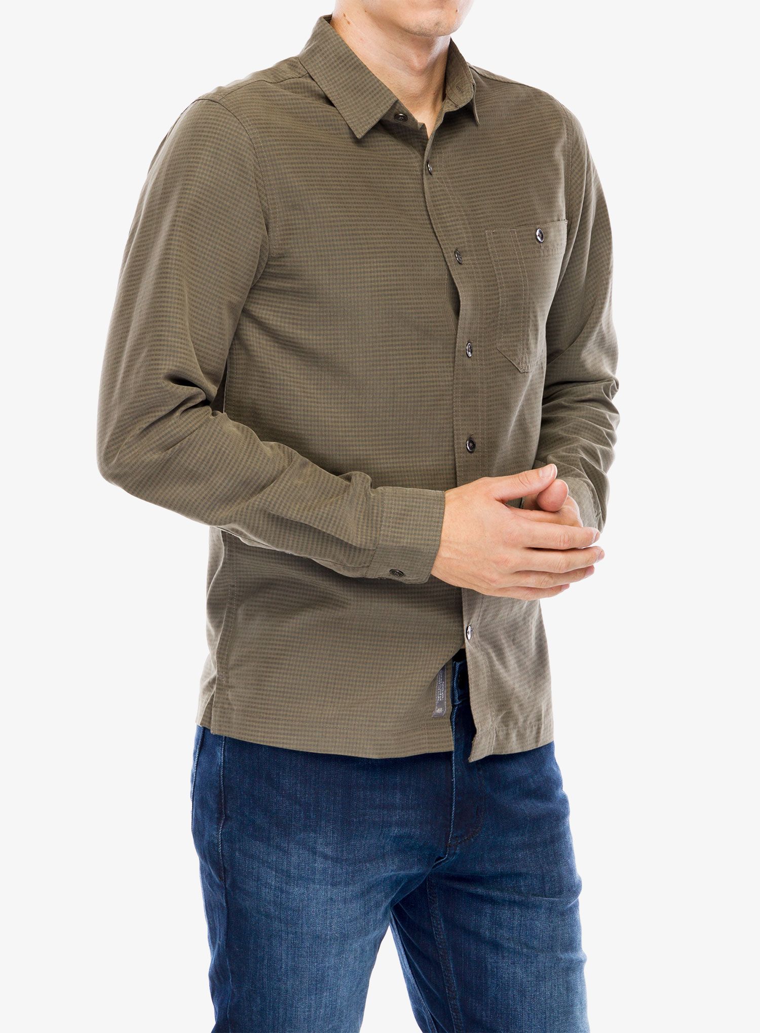 Košile Royal Robbins Mojave Pucker Dry LS - everglade