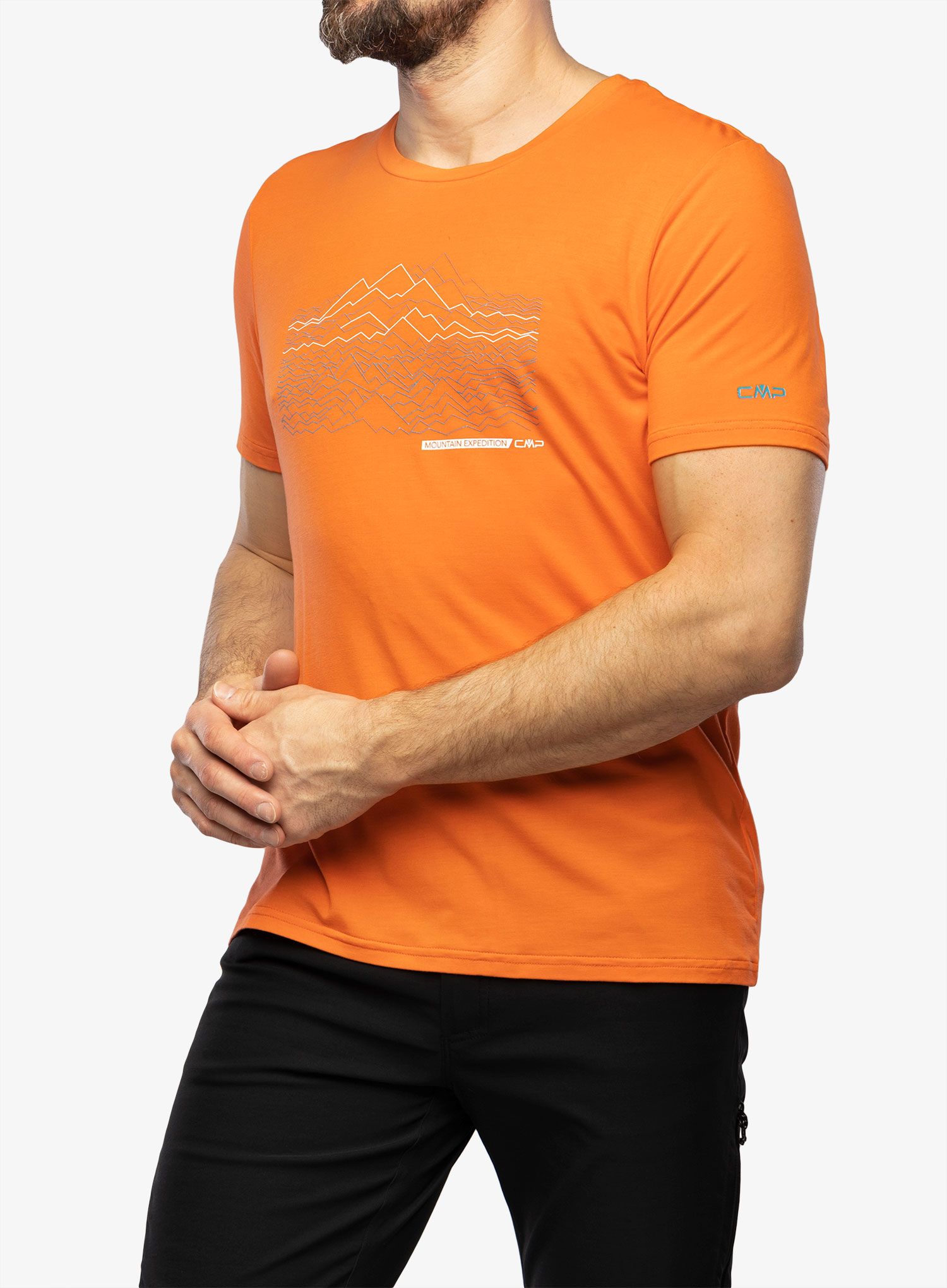 Tričko CMP Verte T-Shirt Bamboo Jersey - flame