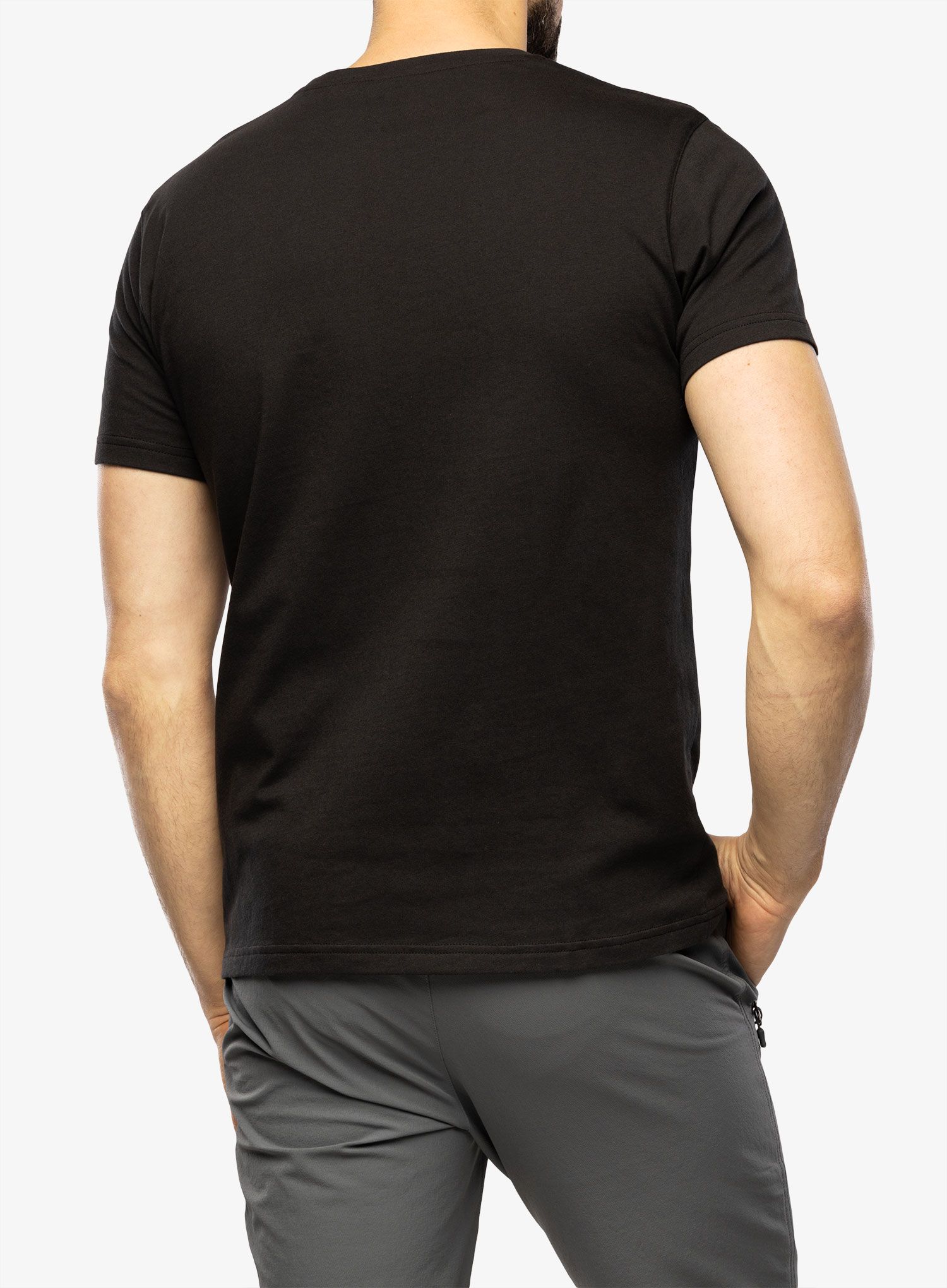 Tričko Fjallraven Logo T-shirt - black