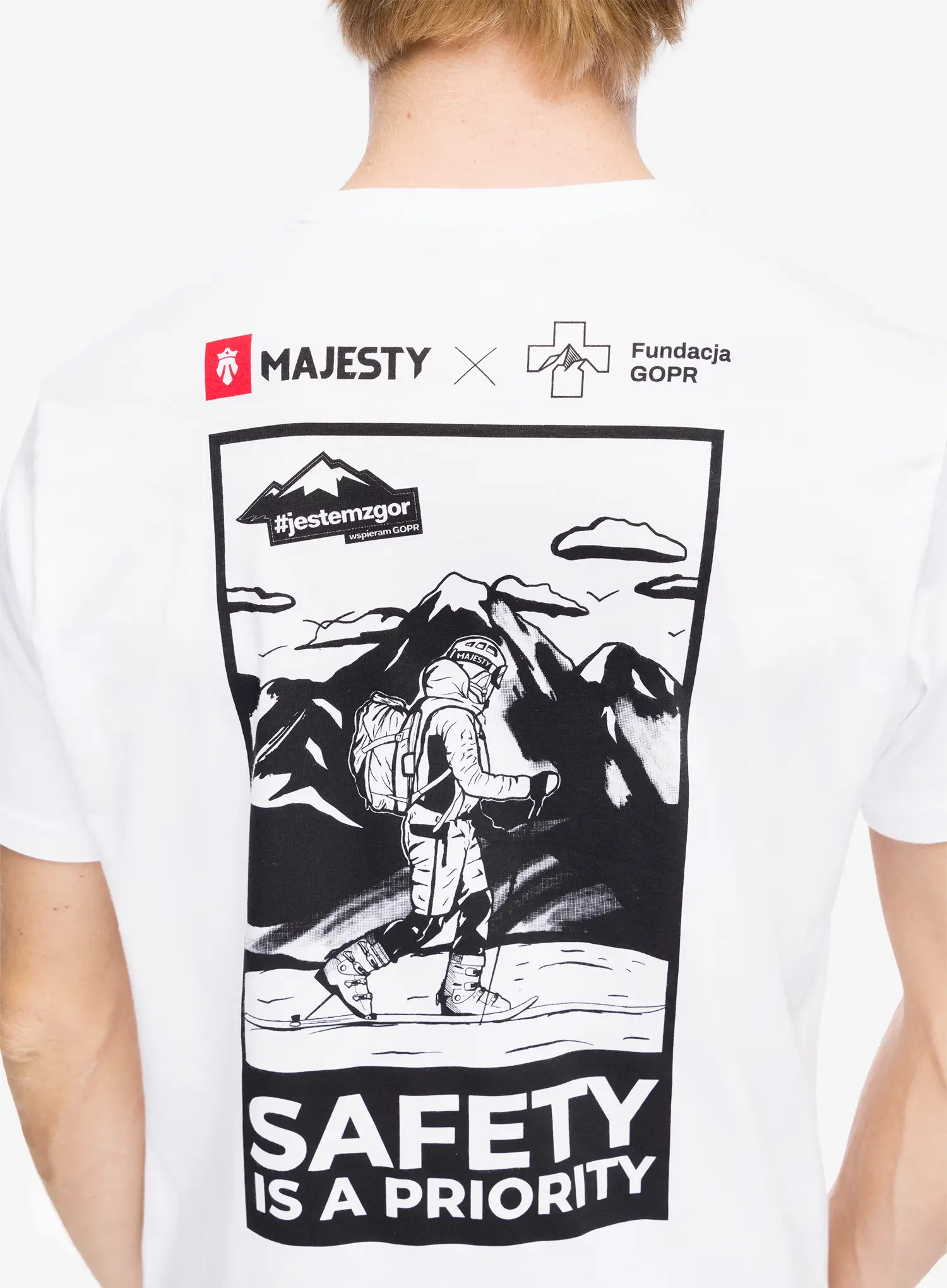 Tričko Majesty Fundacja GOPR Ratownik T-shirt  - white