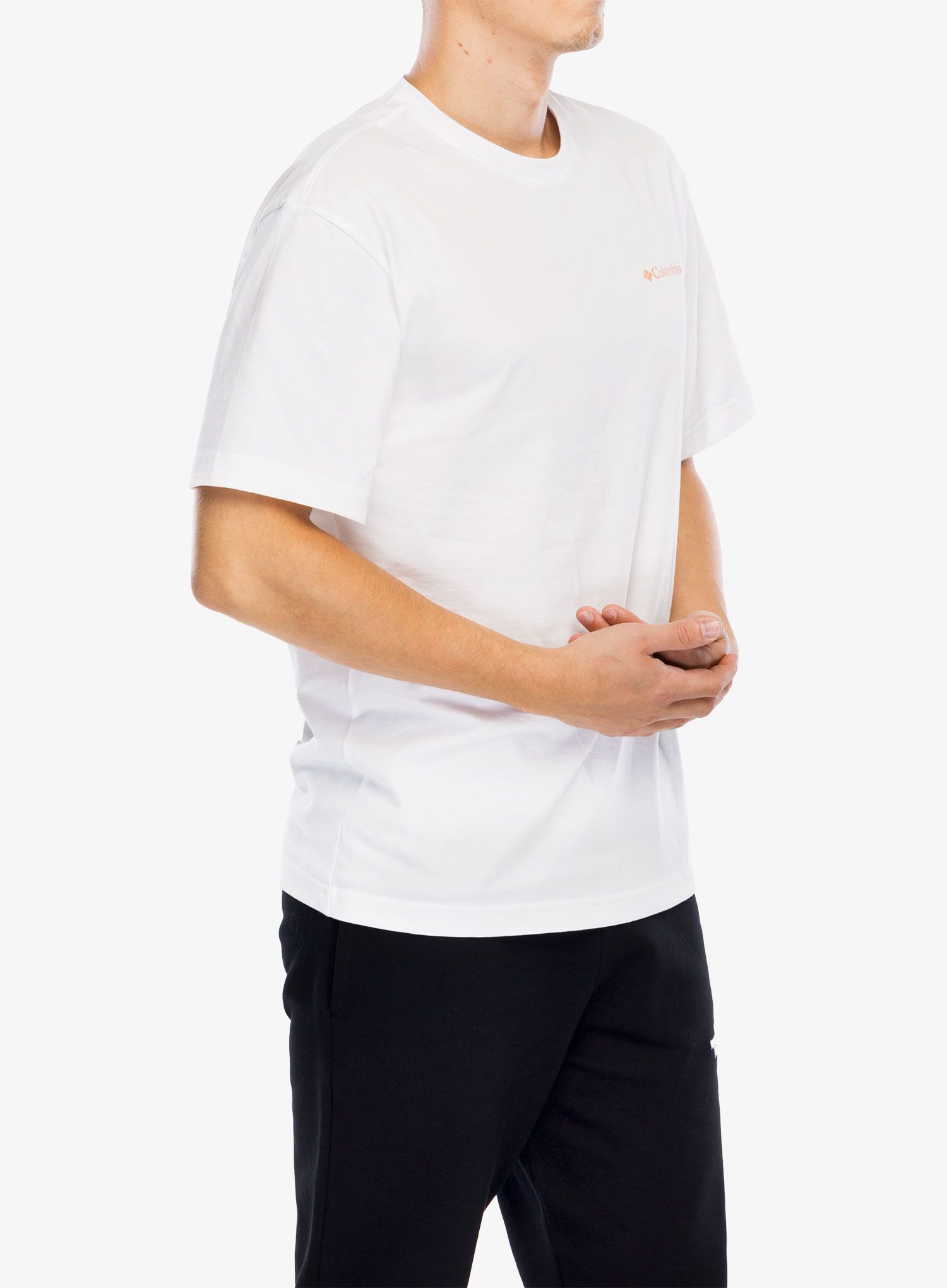Bavlněné tričko Columbia Black Butte Graphic Tee - white