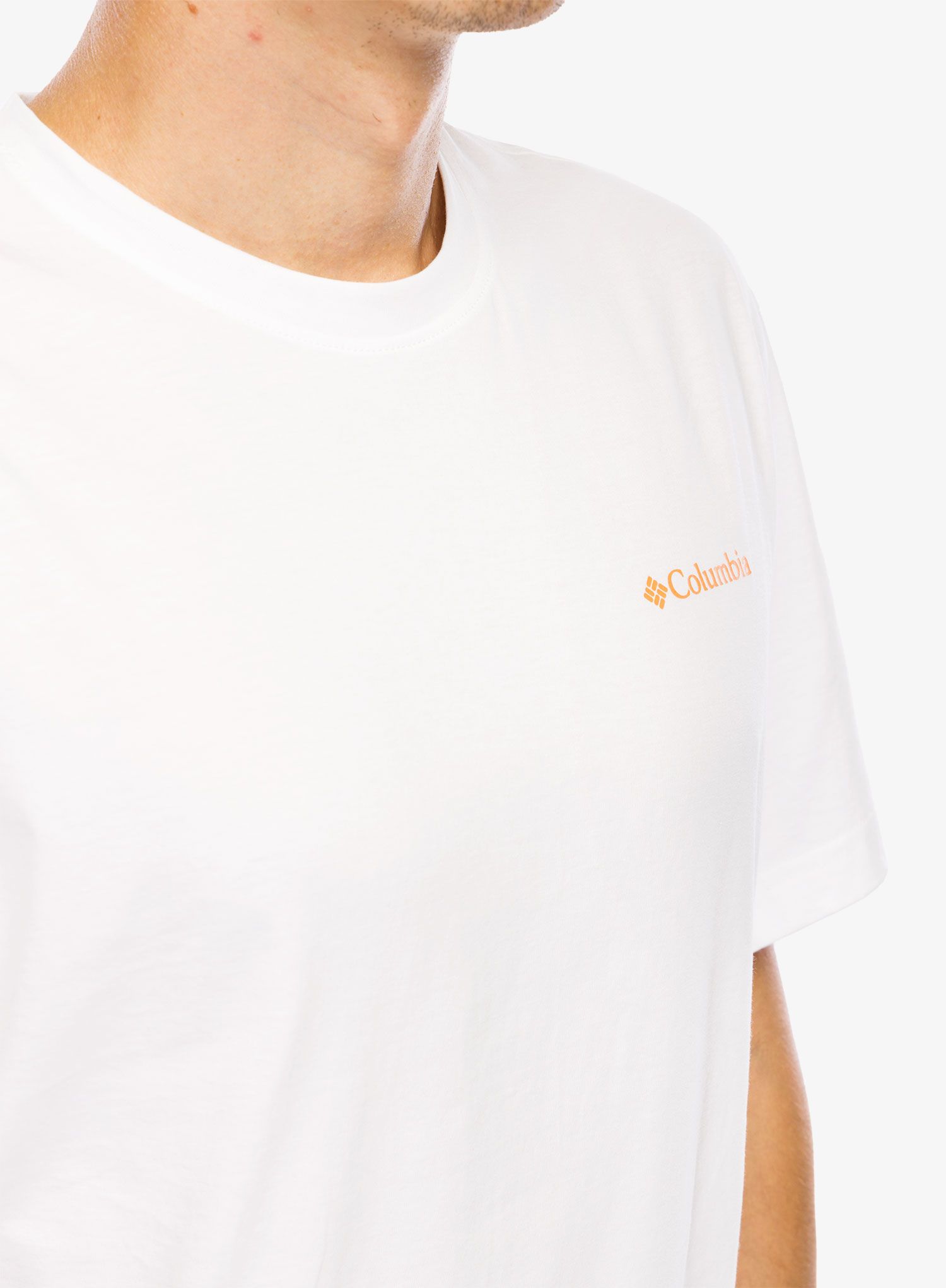Bavlněné tričko Columbia Black Butte Graphic Tee - white