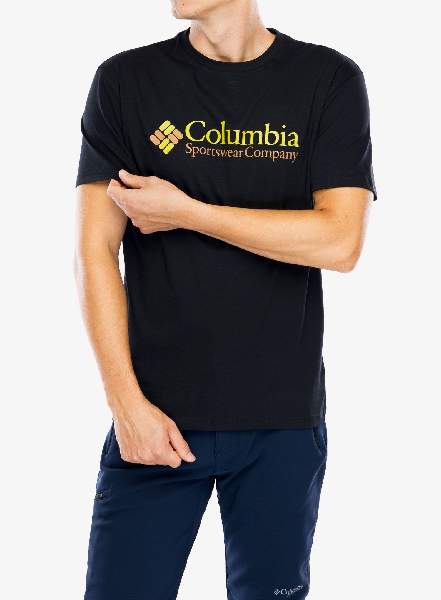 Bavlněné tričko Columbia CSC Basic Logo S/S Shirt - black/csc retro logo