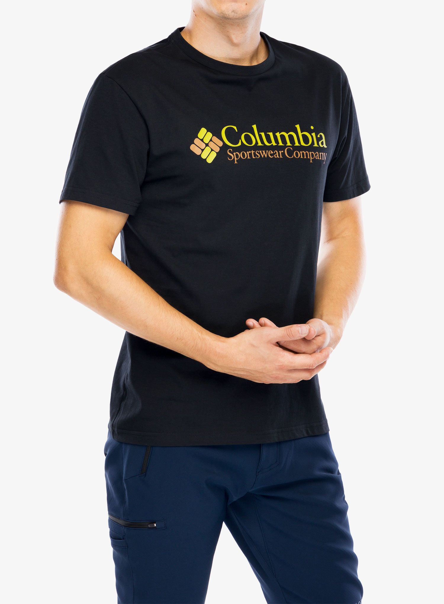 Bavlněné tričko Columbia CSC Basic Logo S/S Shirt - black/csc retro logo