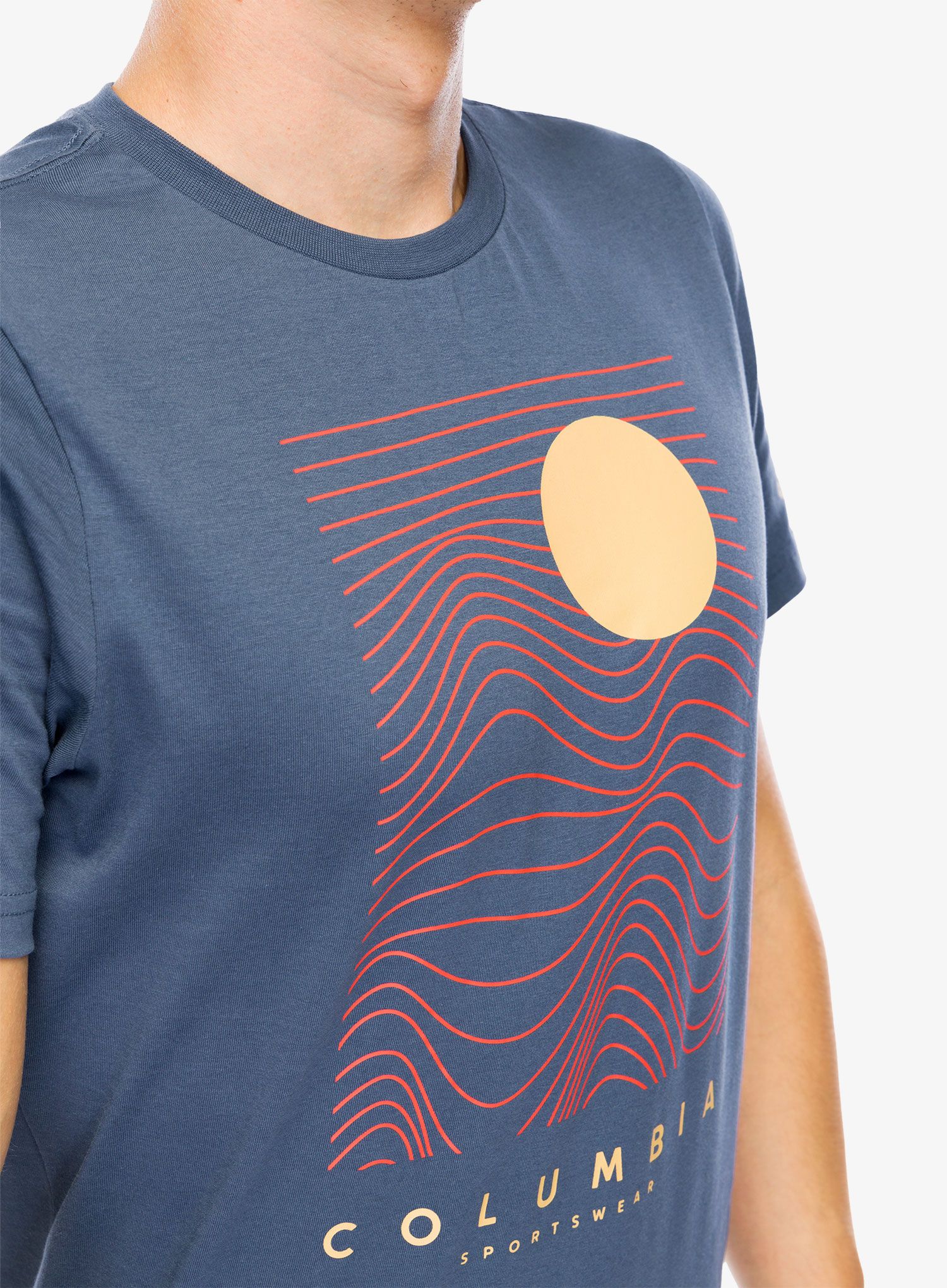 Bavlněné tričko Columbia CSC Seasonal Logo Tee - dark mtn/linear drifts