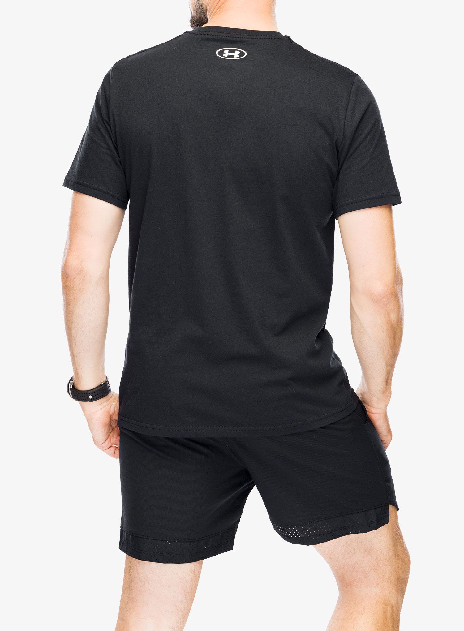Bavlněné tričko Under Armour GL Foundation SS - black/red/white