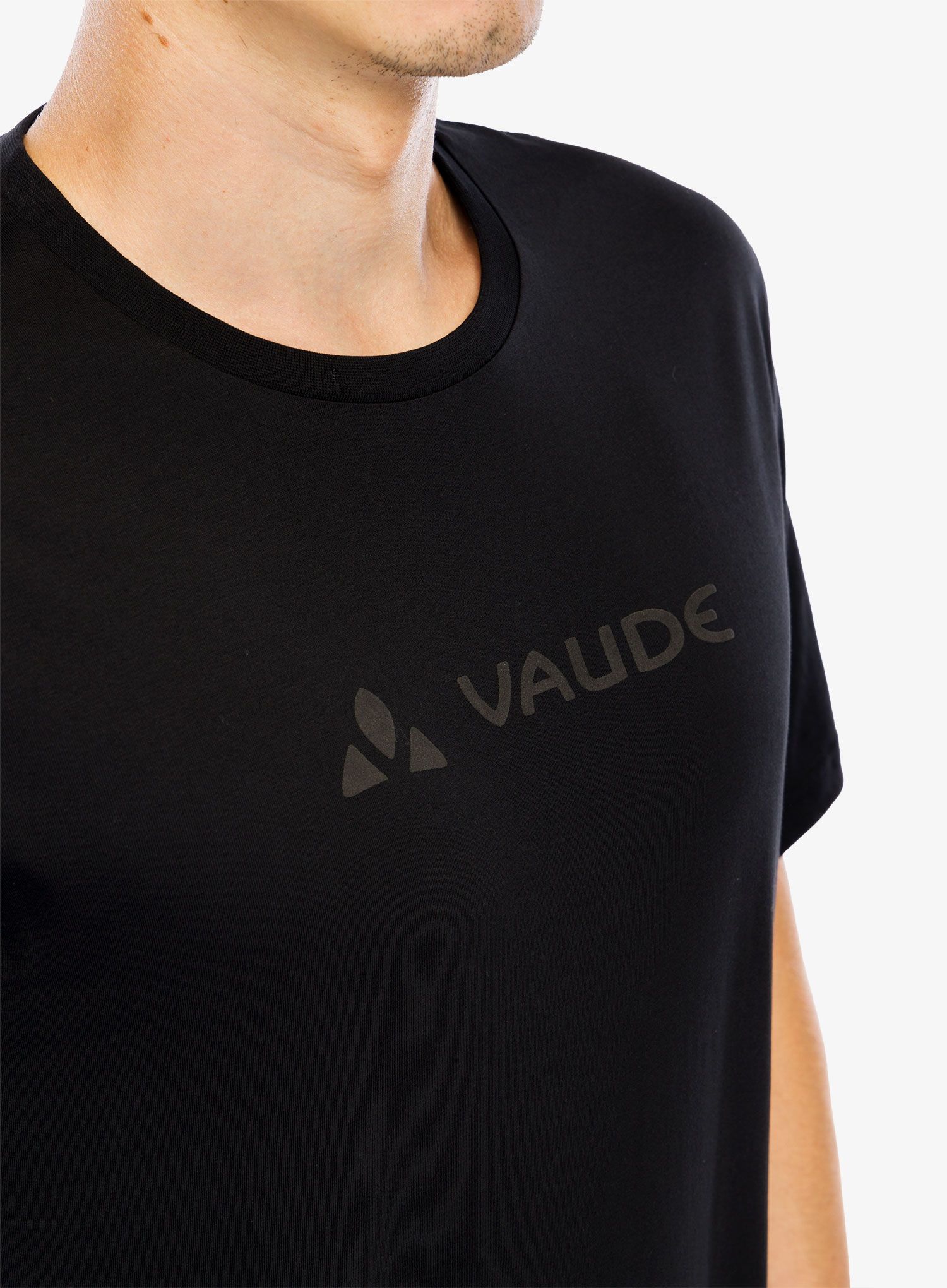 Bavlněné tričko Vaude Logo T-Shirt II - black