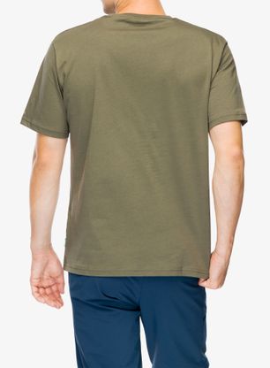 Bavlněné tričko Vaude Logo T-Shirt II - khaki