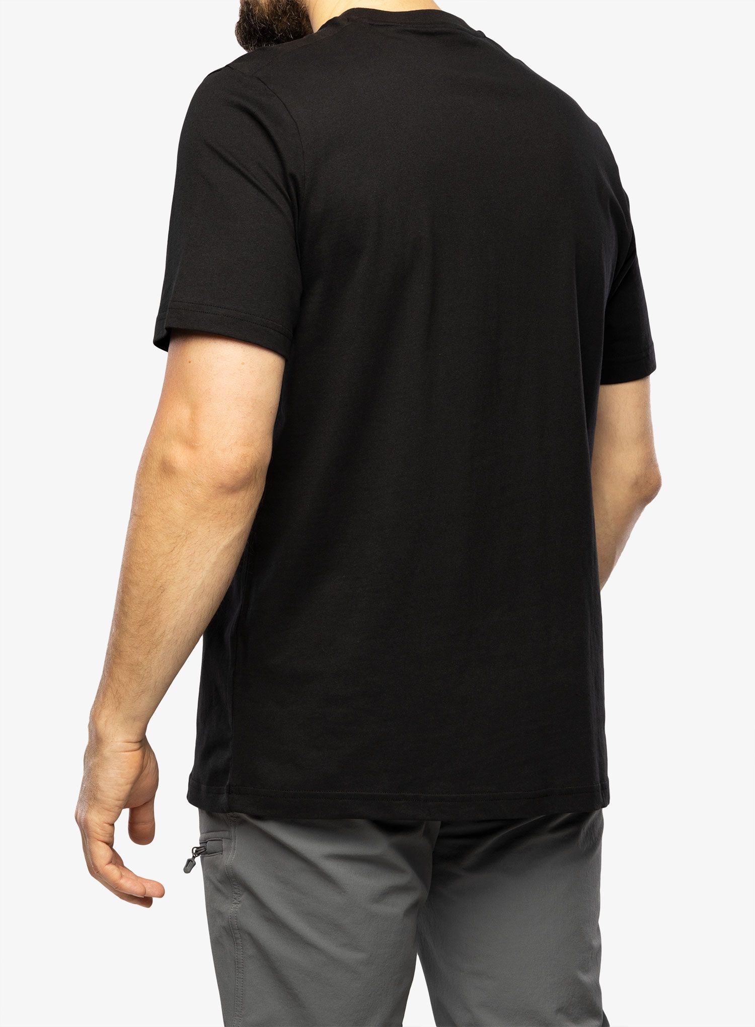 Bavlněné tričko adidas TERREX Mountain Fun Graphic Tee - black/semi impact orange