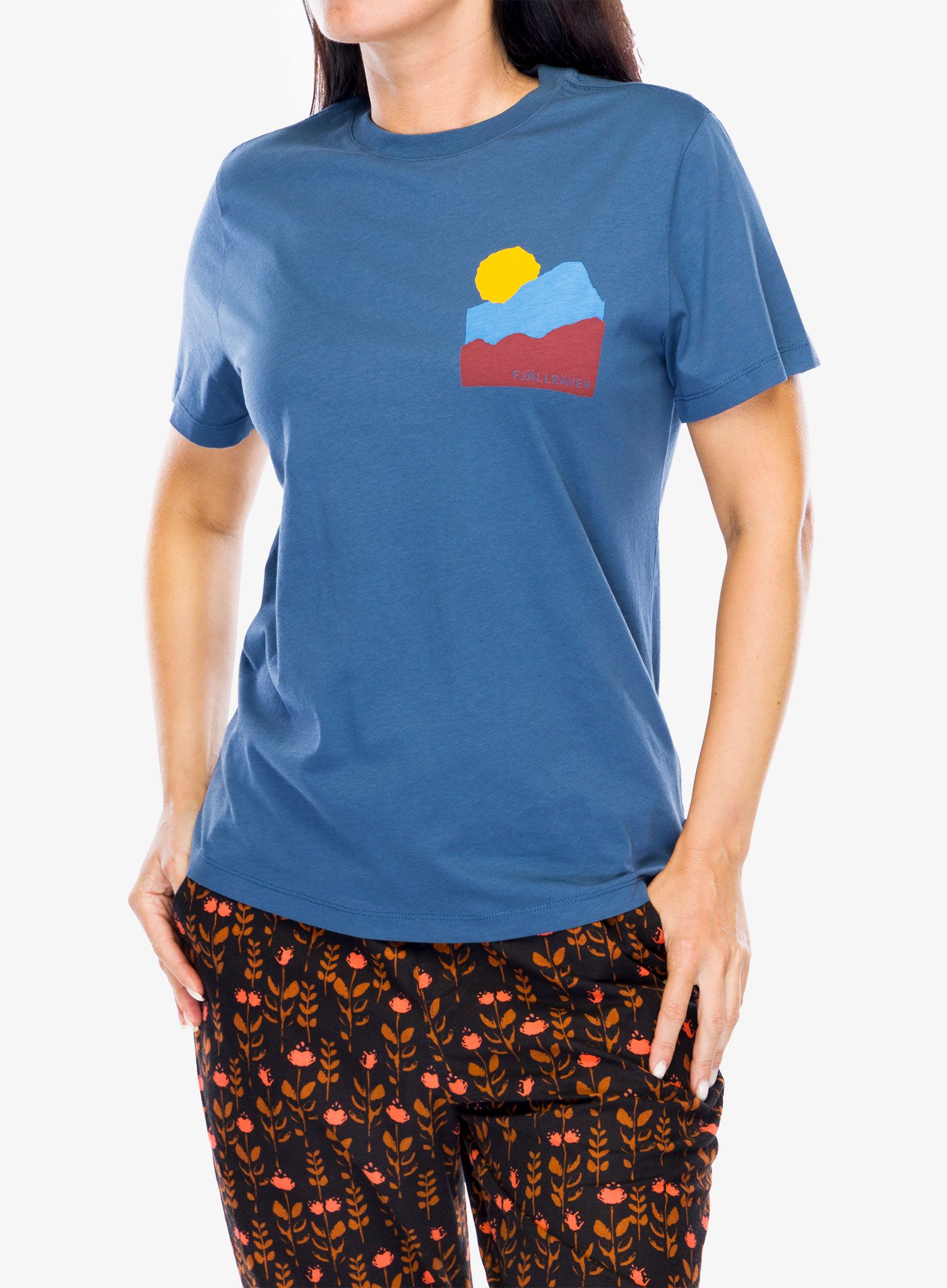 Dámské tričko Fjallraven Nature T-shirt - indigo blue