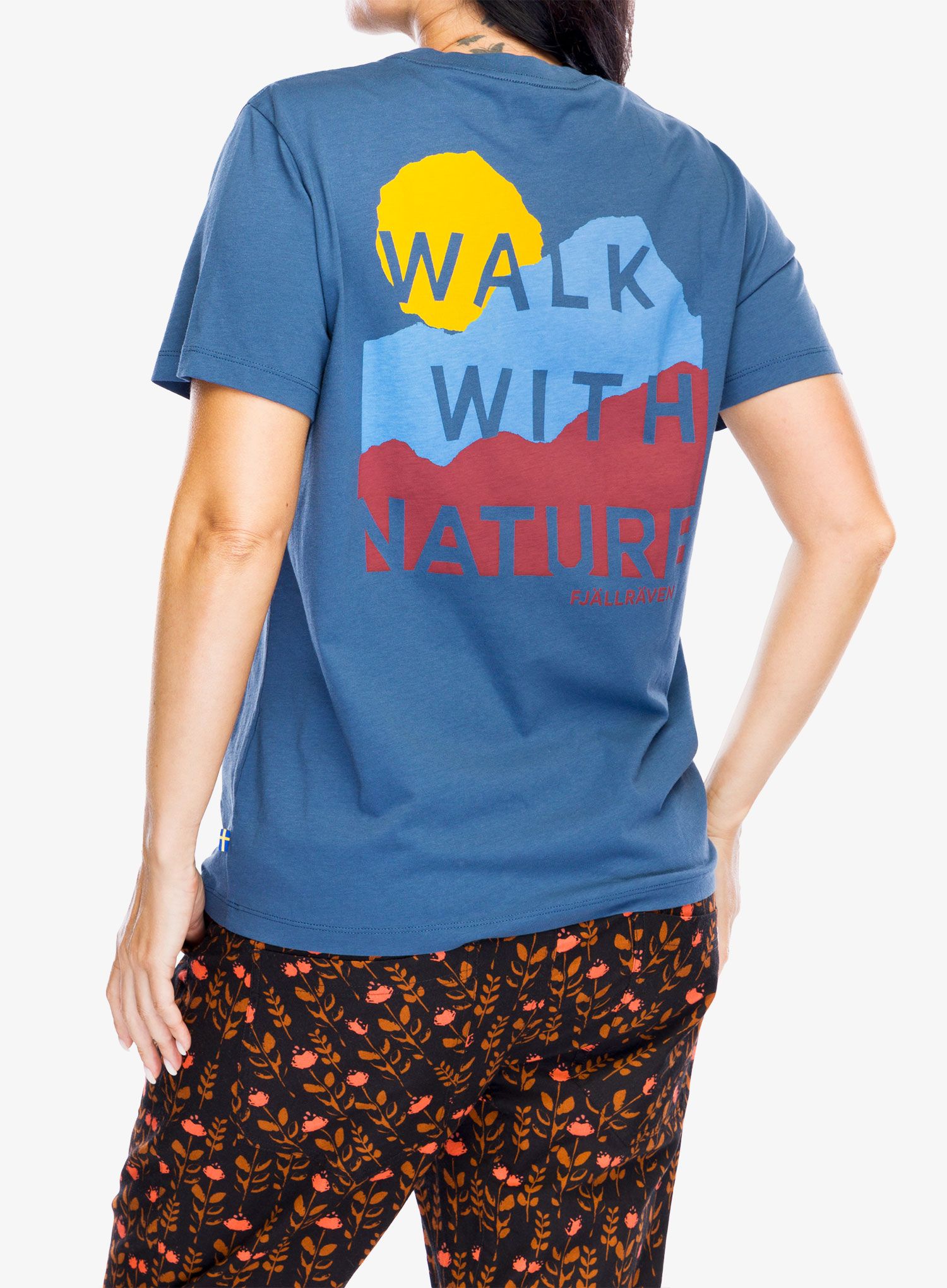 Dámské tričko Fjallraven Nature T-shirt - indigo blue