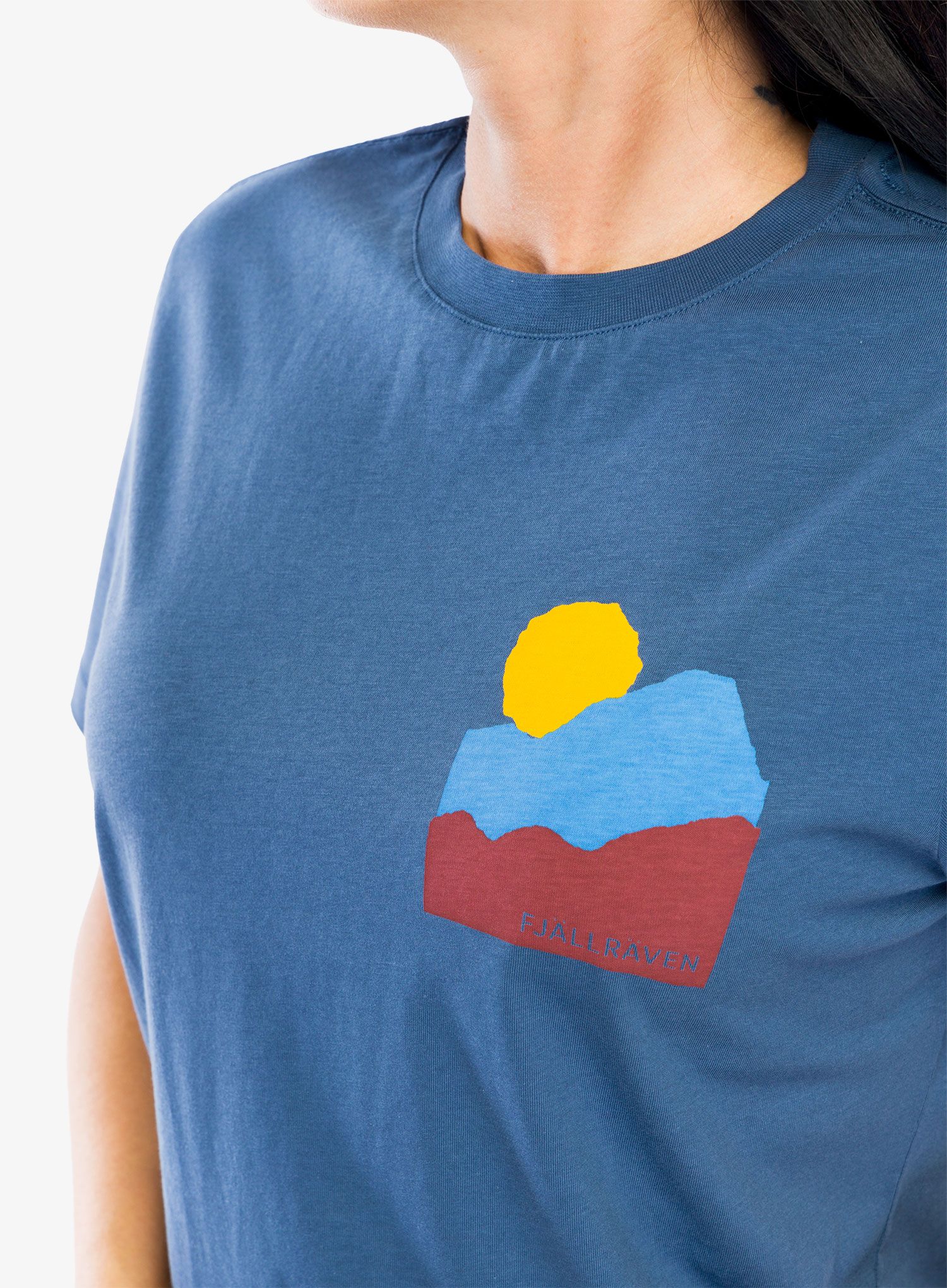 Dámské tričko Fjallraven Nature T-shirt - indigo blue