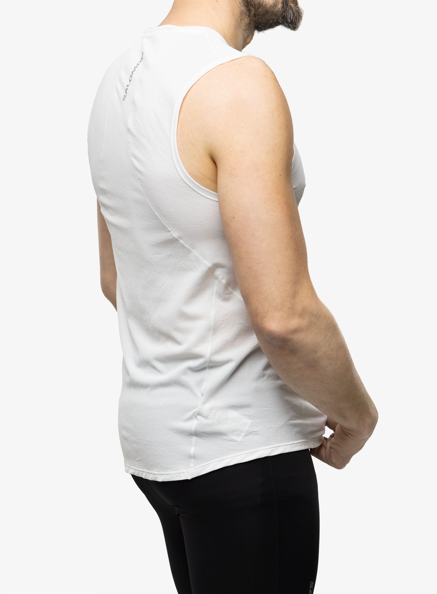 Běžecké tričko Salomon Sense Aero Trail Tank - white