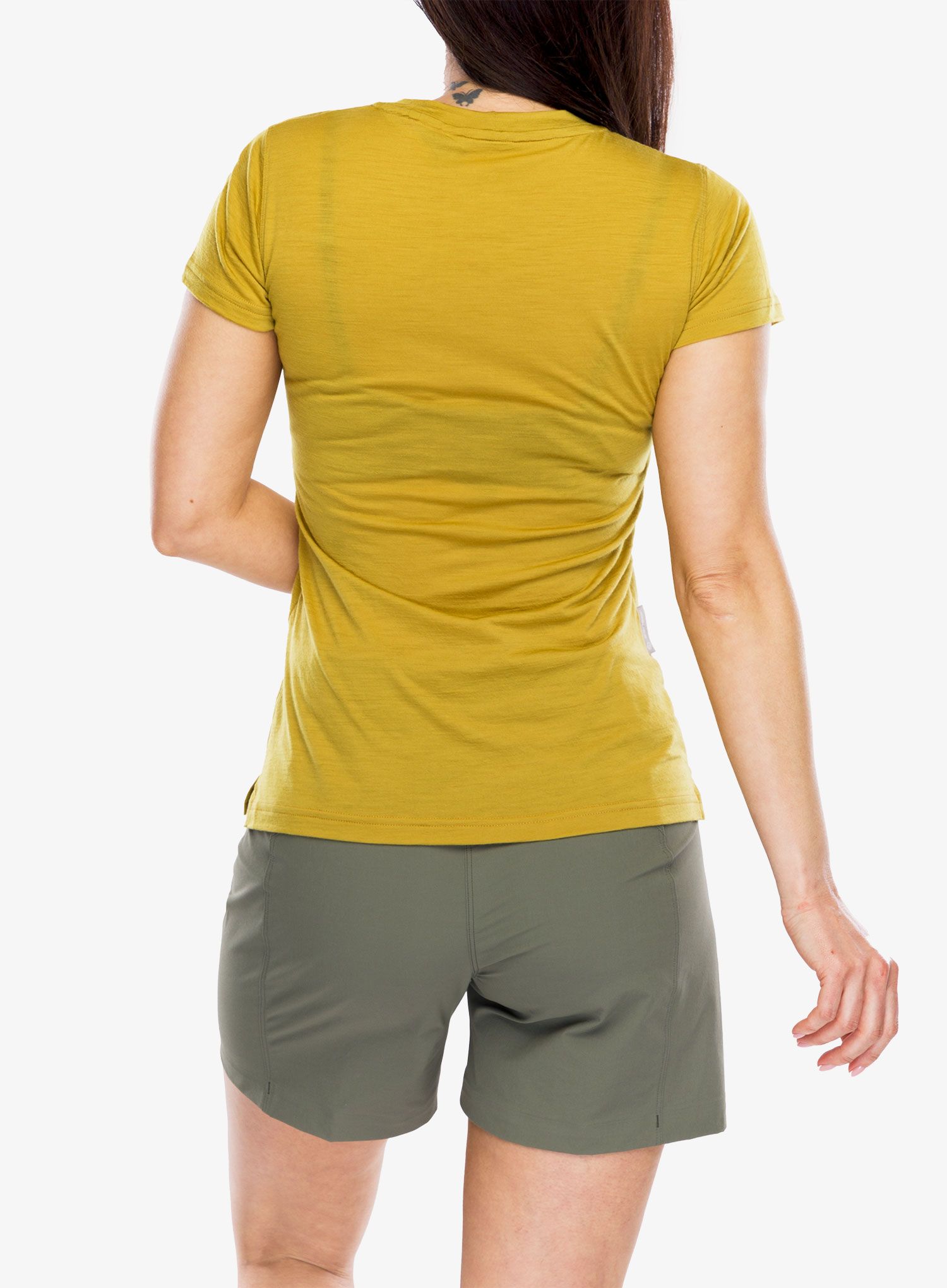 Merino triko dámské Sensor Merino Air Summit Tee - mustard