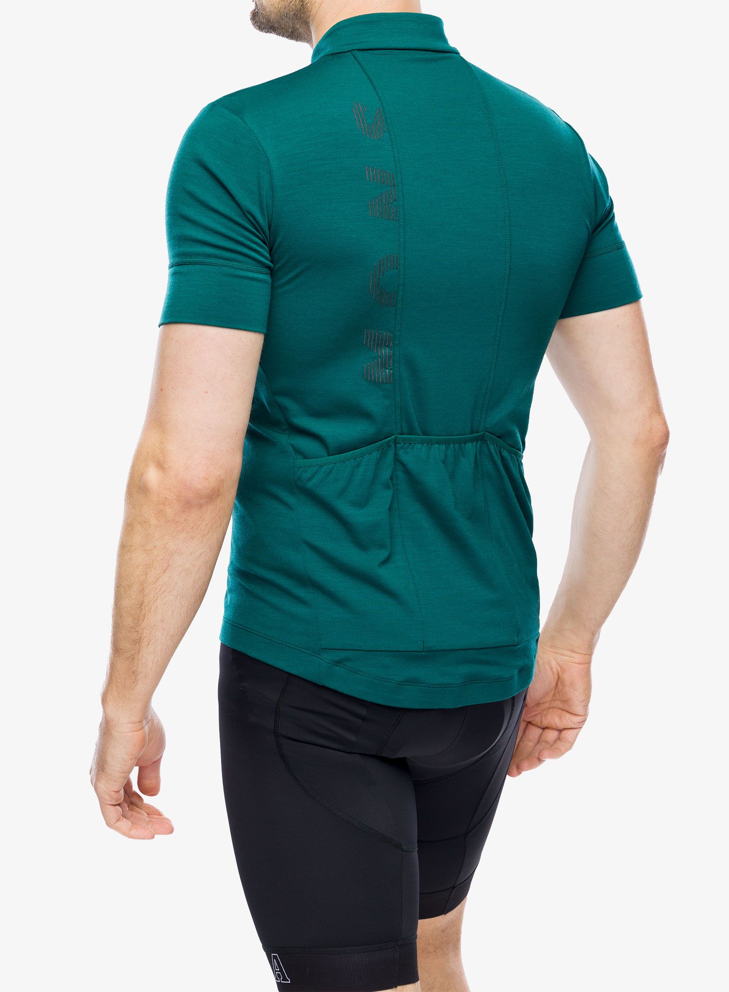 Cyklistické triko Mons Royale Roam Cargo Merino Shift Full Zip T - evergreen