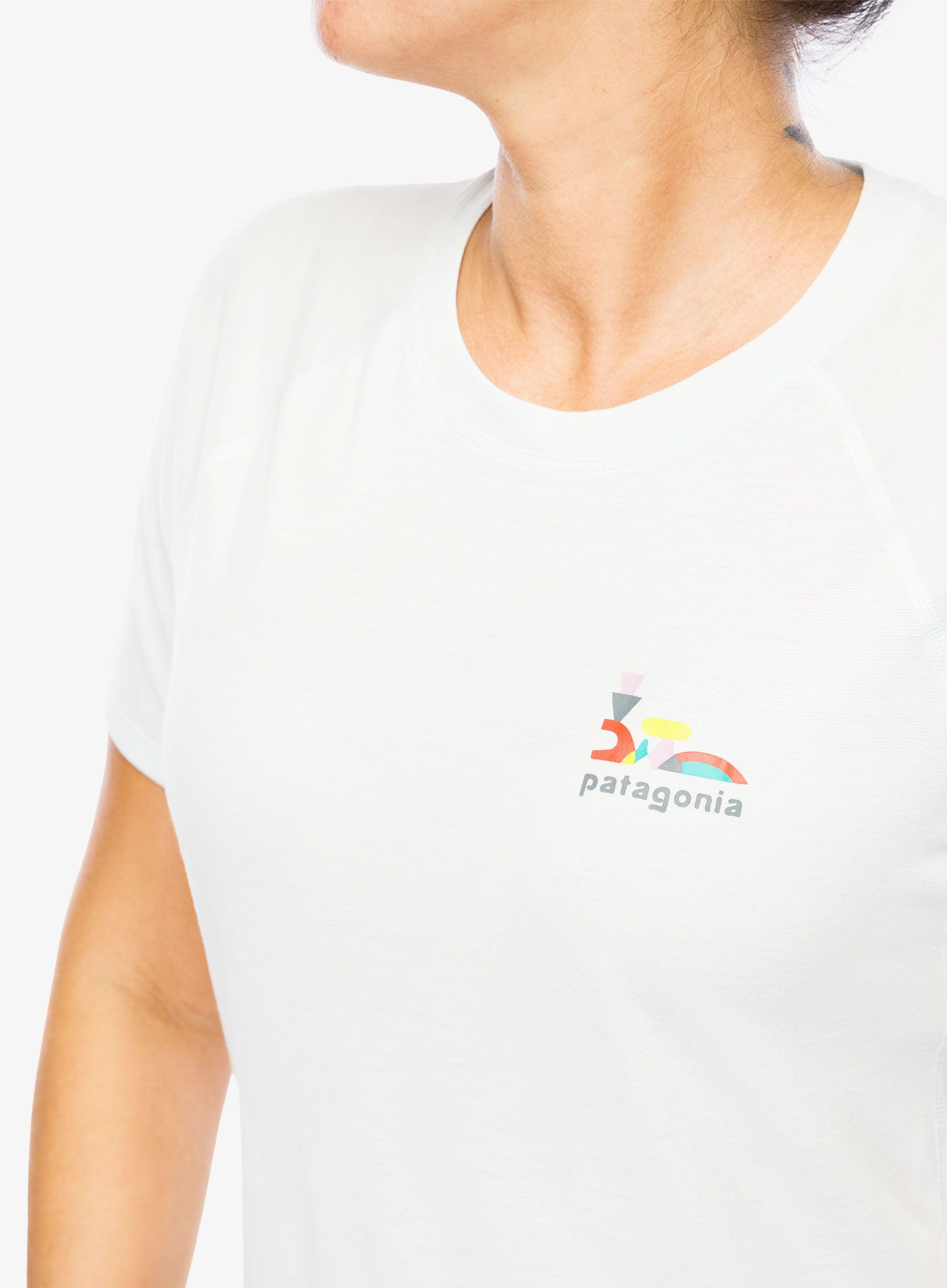 Dámské rychleschnoucí triko Patagonia Cap Cool Trail Graphic Shirt - wispy green