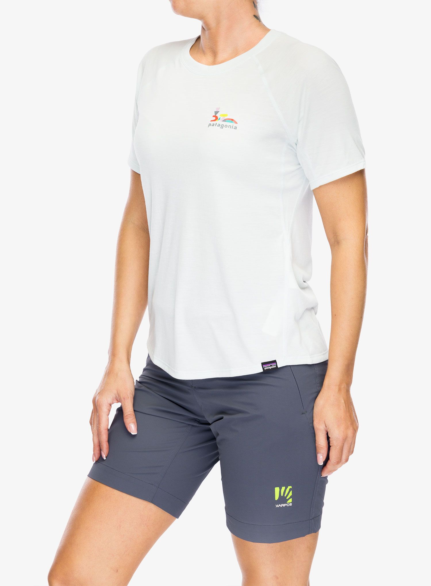Dámské rychleschnoucí triko Patagonia Cap Cool Trail Graphic Shirt - wispy green