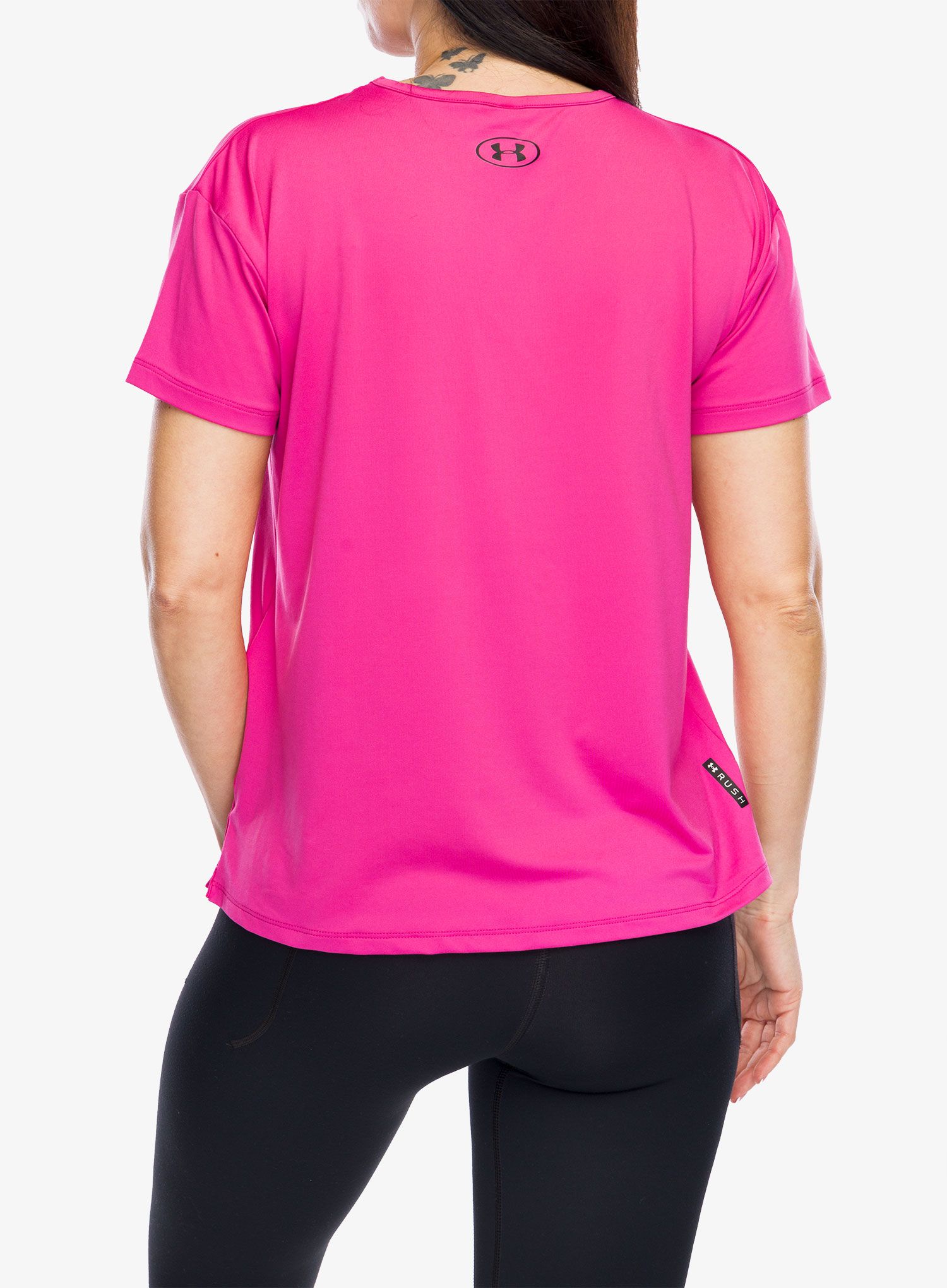 Sportovní tričko dámské Under Armour UA Rush Energy 2.0 SS - astro pink/black