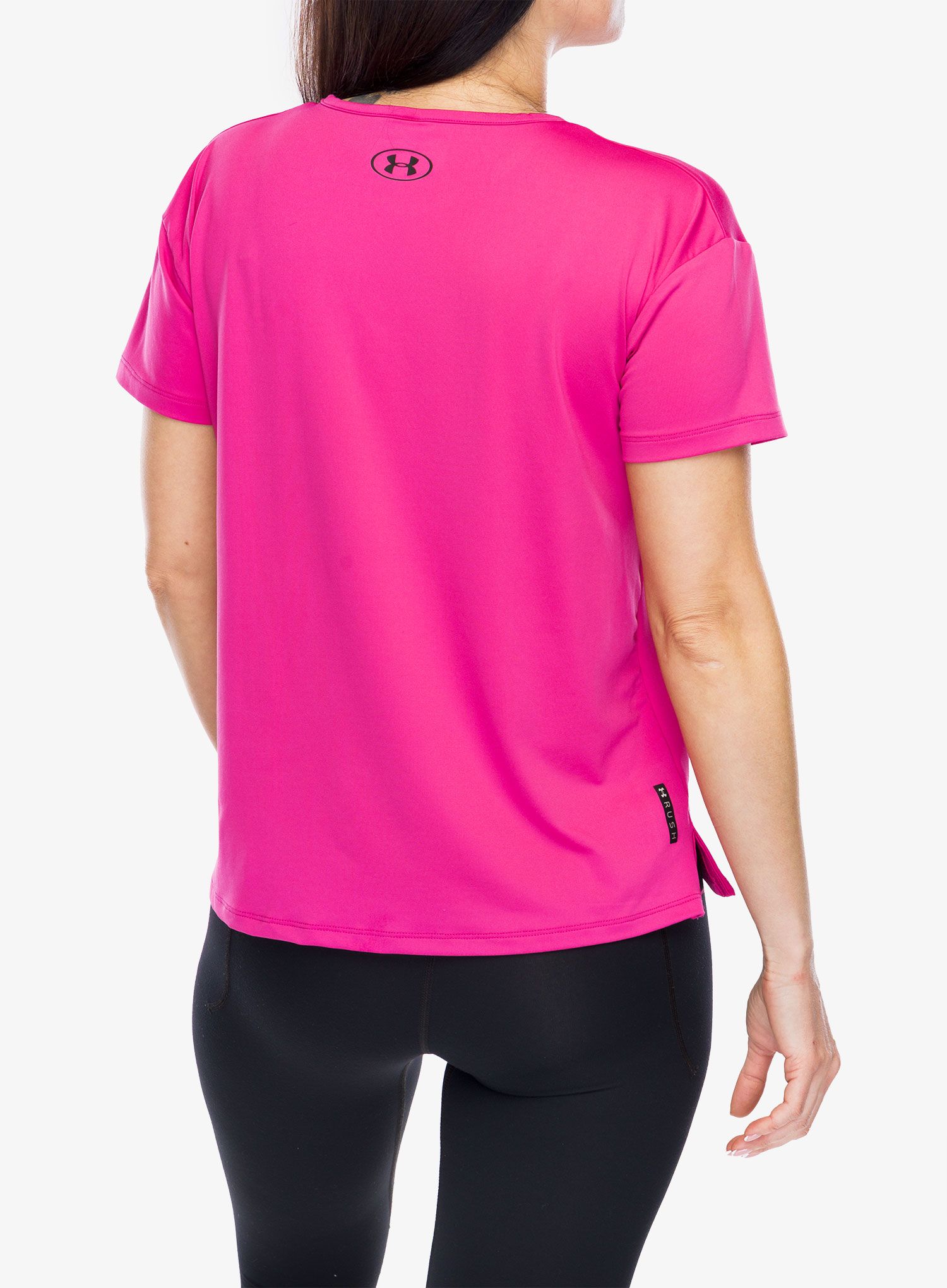 Sportovní tričko dámské Under Armour UA Rush Energy 2.0 SS - astro pink/black