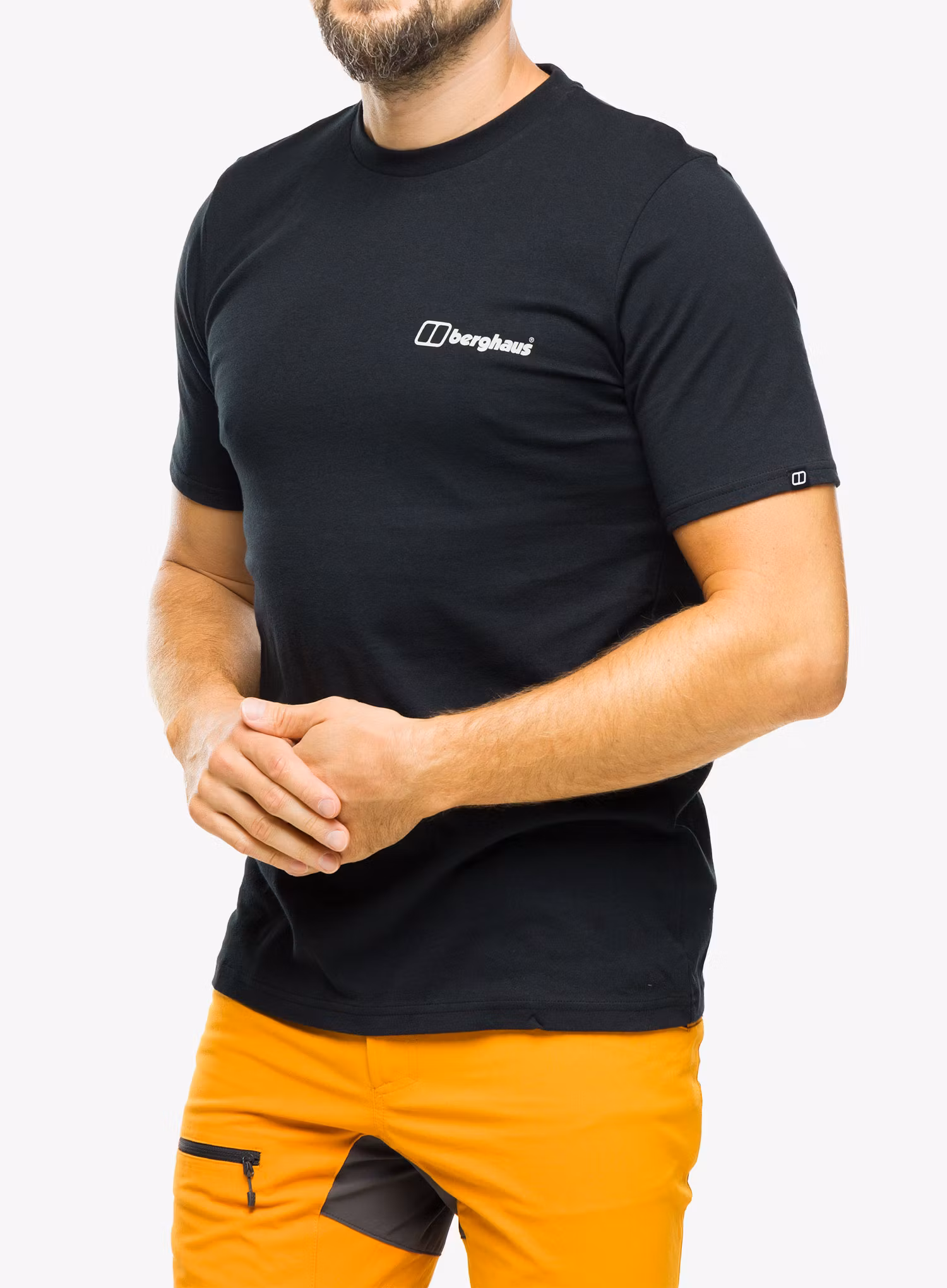 Tričko s potiskem Berghaus Dolomites Mtn SS Tee - black/black