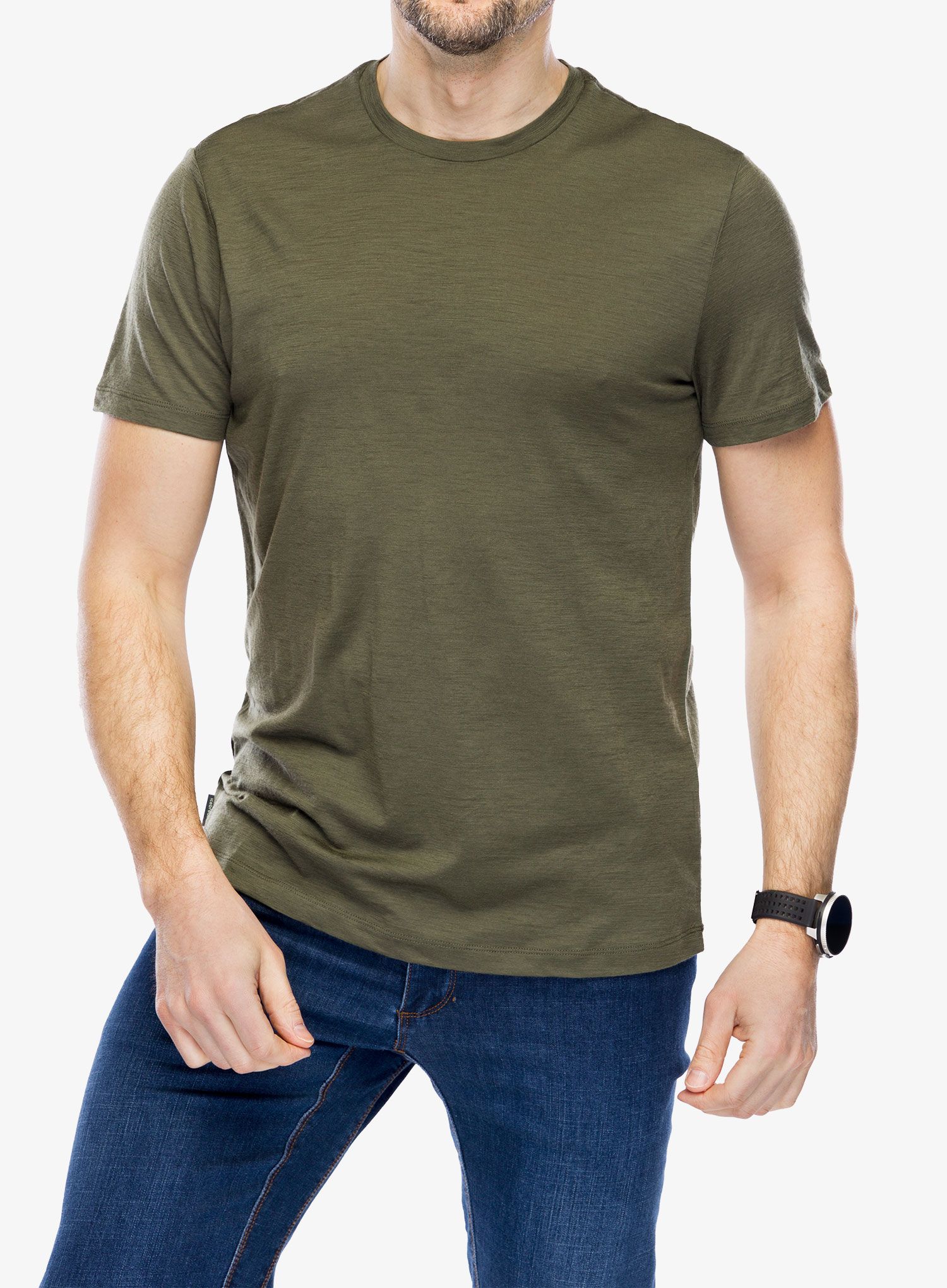 Merino triko Icebreaker Merino 150 Tech Lite III SS Tee - loden