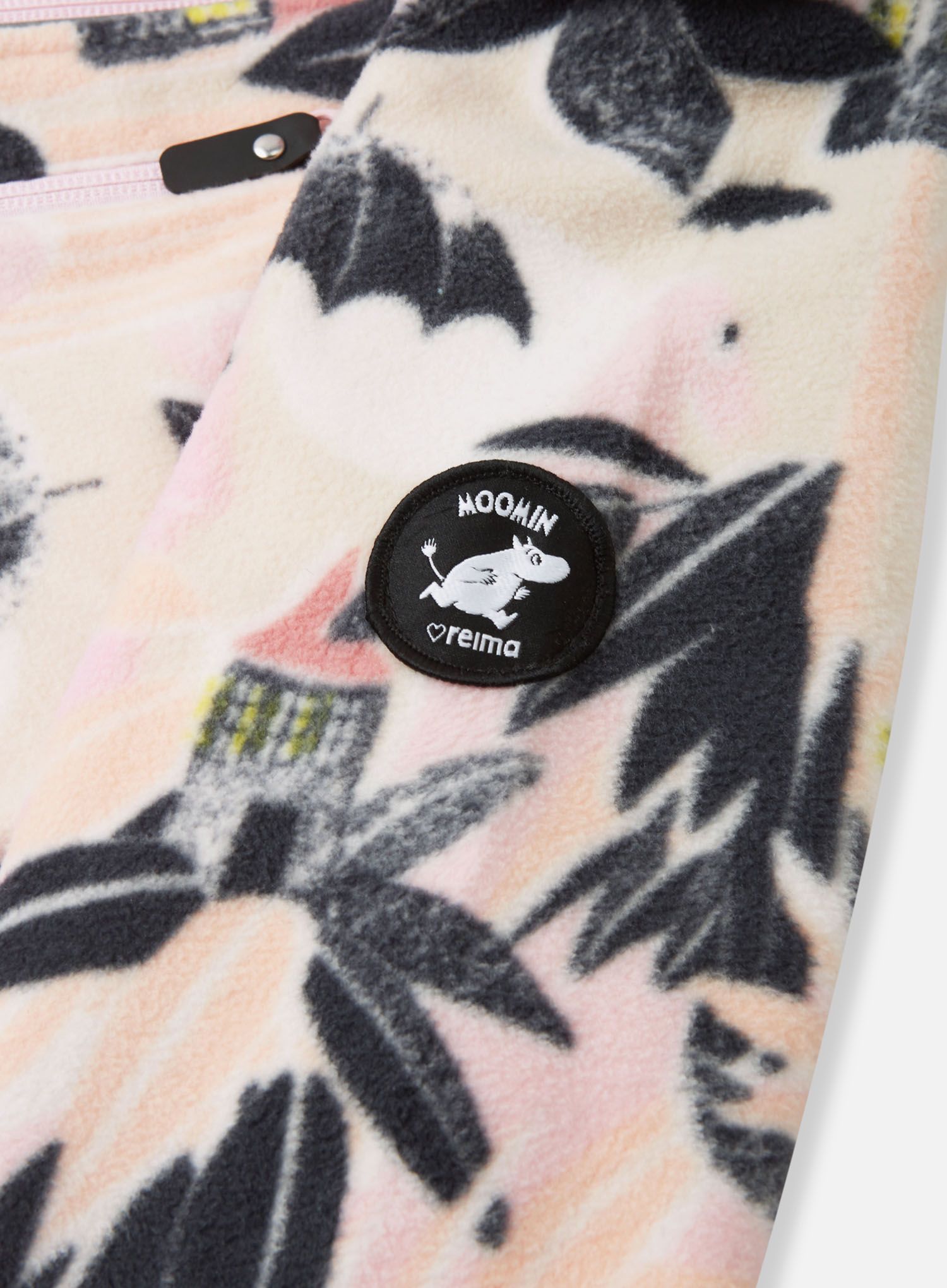 Dětská mikina Reima Moomin Vindskydd - pale rose
