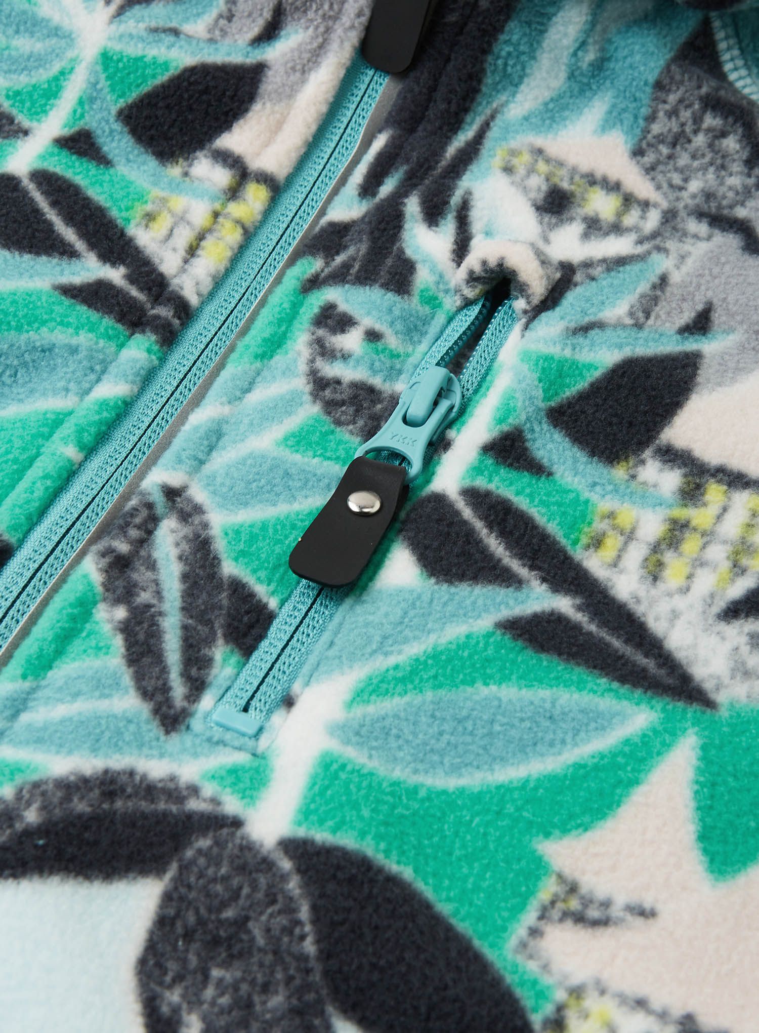 Dětská mikina Reima Moomin Vindskydd - green aqua