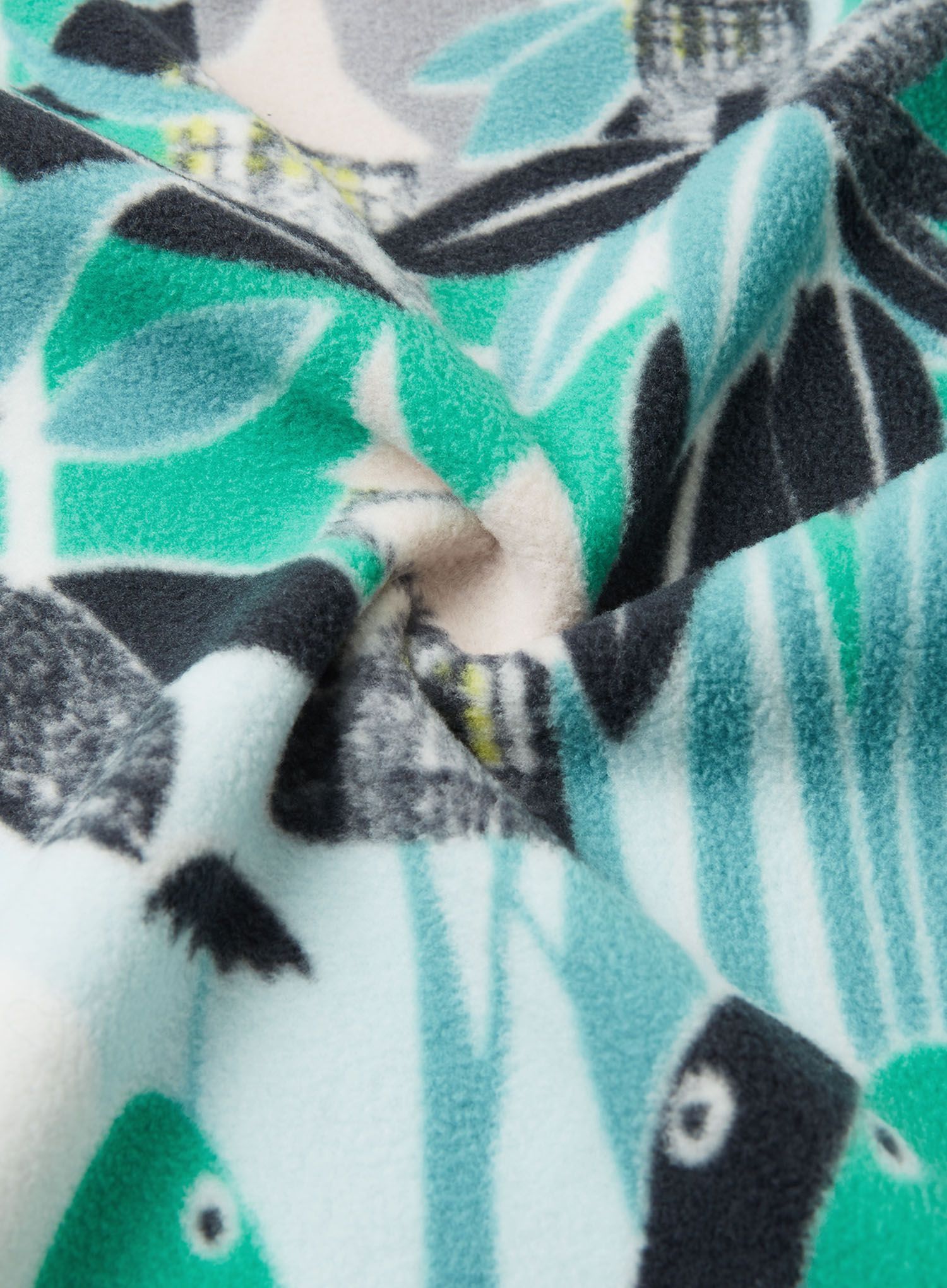 Dětská mikina Reima Moomin Vindskydd - green aqua