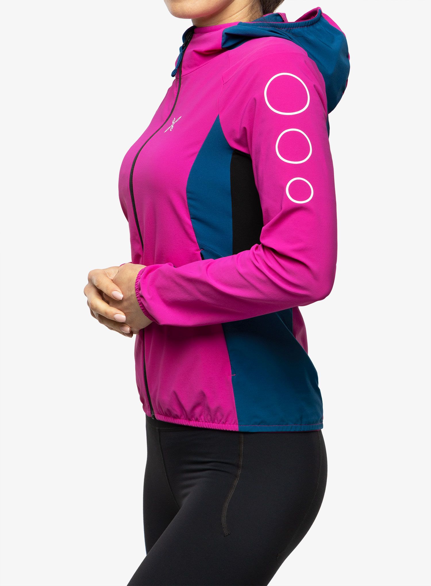 Bunda na běhání dámská Montura Flash Sky Jacket - intense violet/deep blue