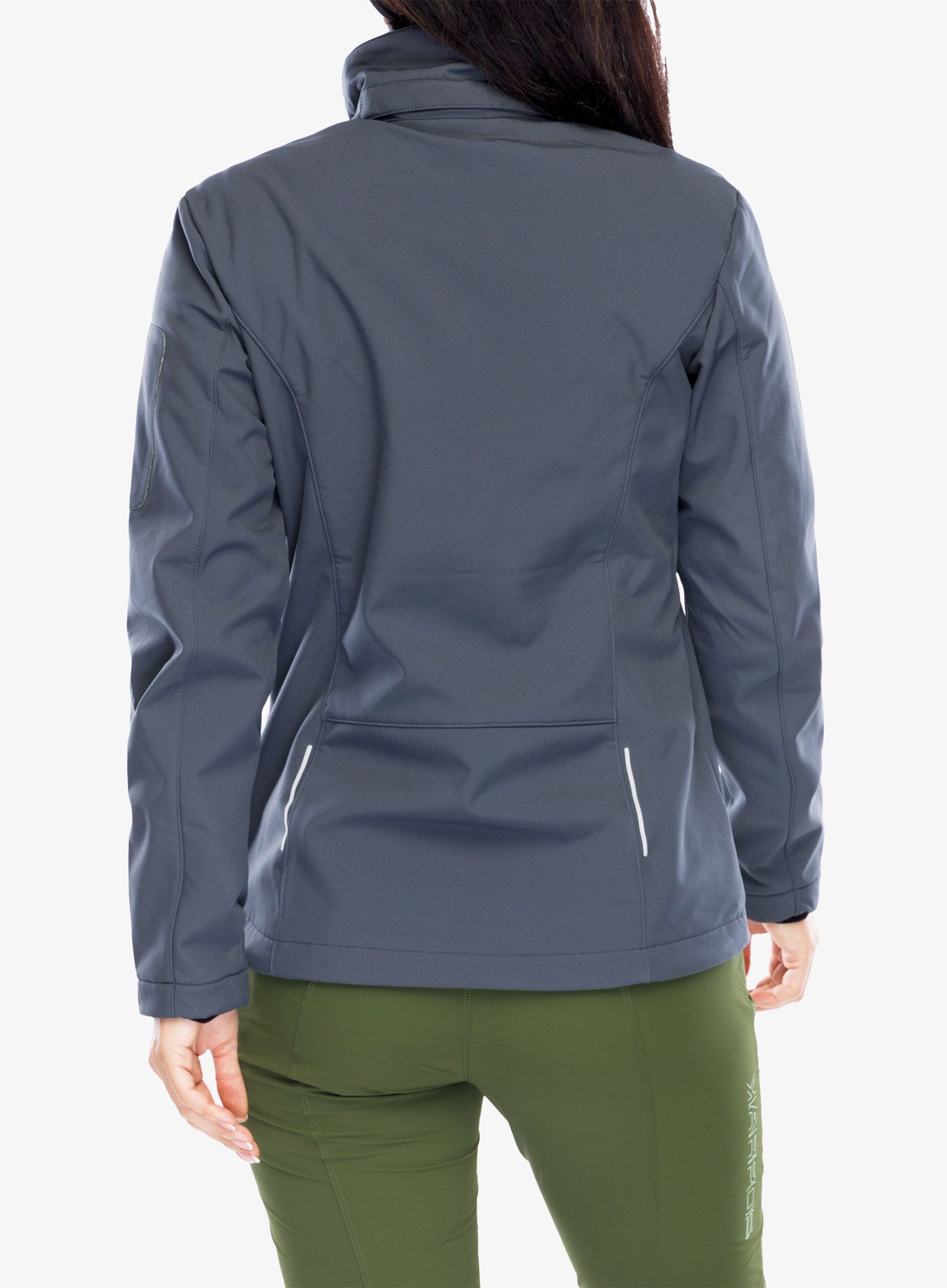 Dámská bunda CMP Wilma Jacket Zip Hood - titanio/acqua