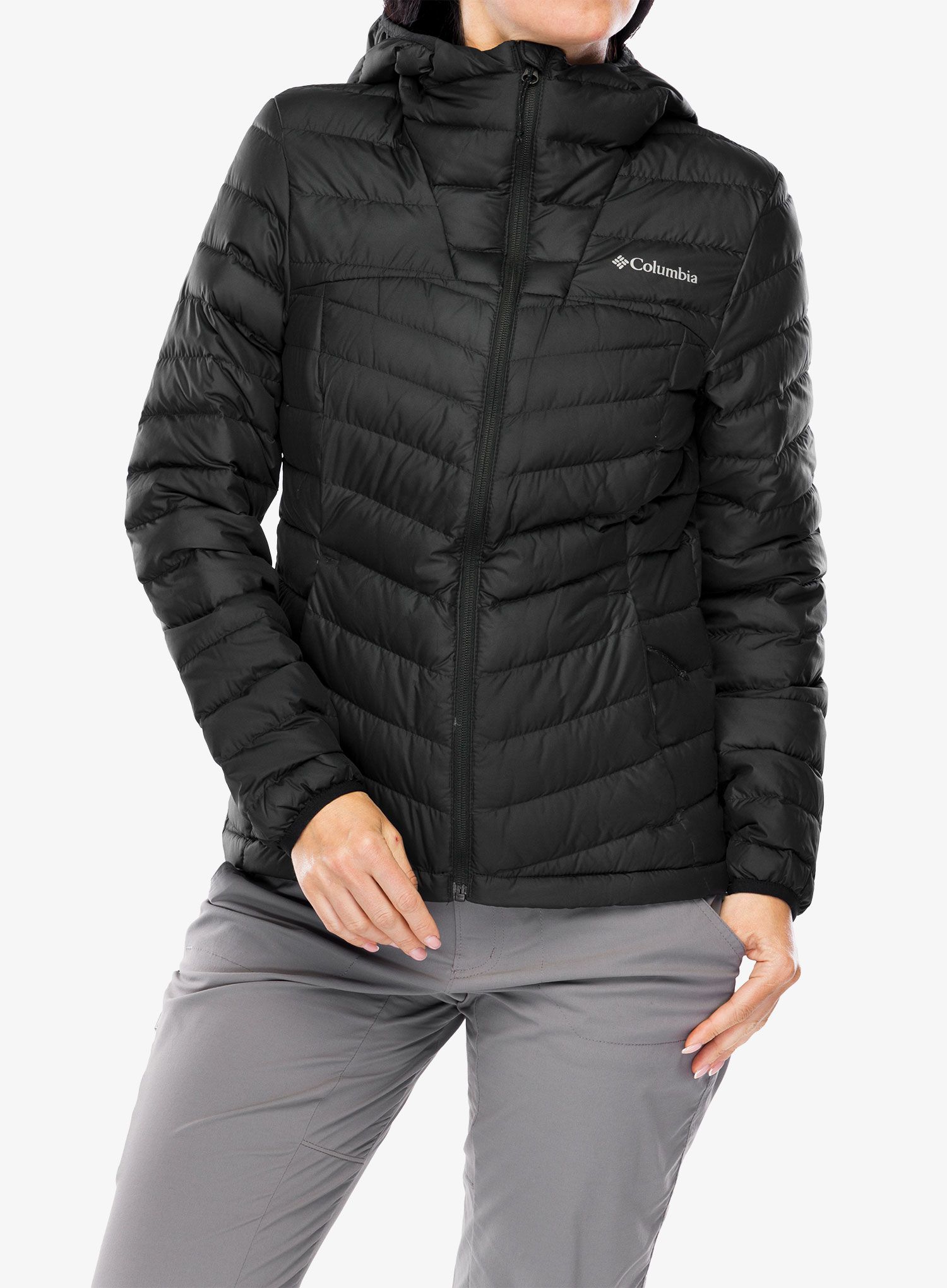 Dámská bunda Columbia Westridge Hooded Down Jacket - black