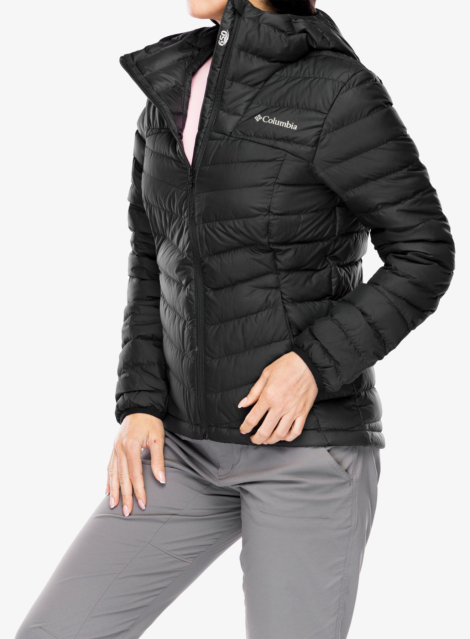 Dámská bunda Columbia Westridge Hooded Down Jacket - black
