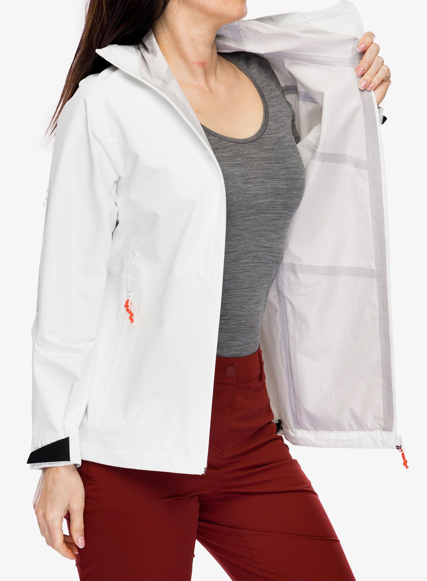 Dámská bunda Salewa Puez Aqua 4 PTX 2.5L Jacket - white