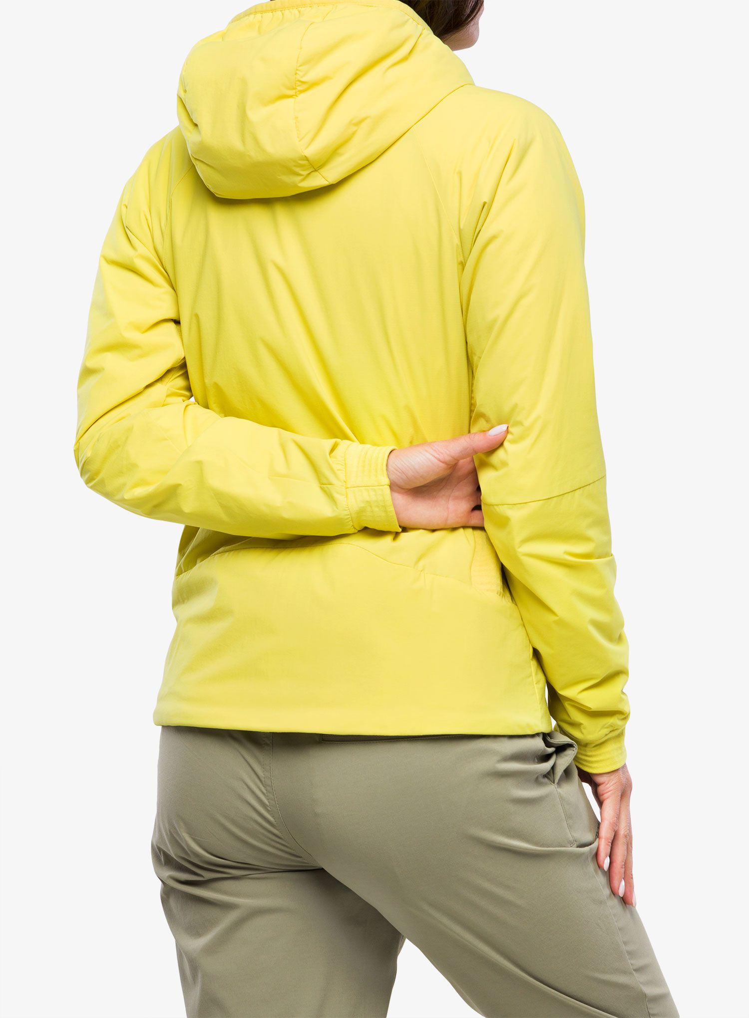 Hybridní bunda dámská Marmot Novus LT Hybrid Hoody - limelight