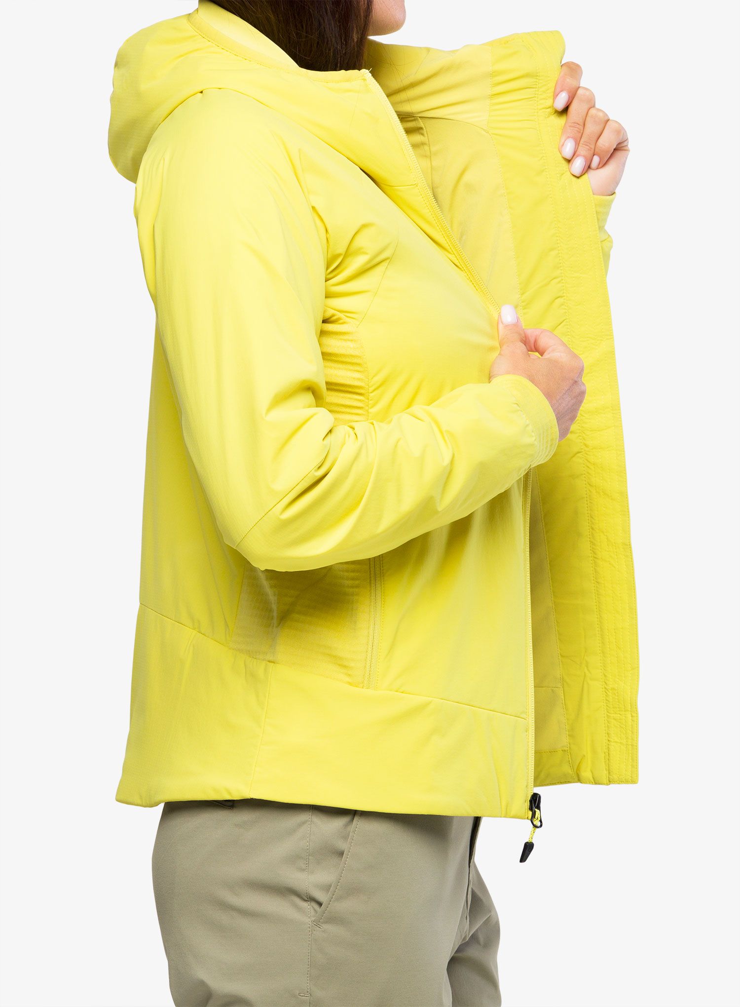 Hybridní bunda dámská Marmot Novus LT Hybrid Hoody - limelight