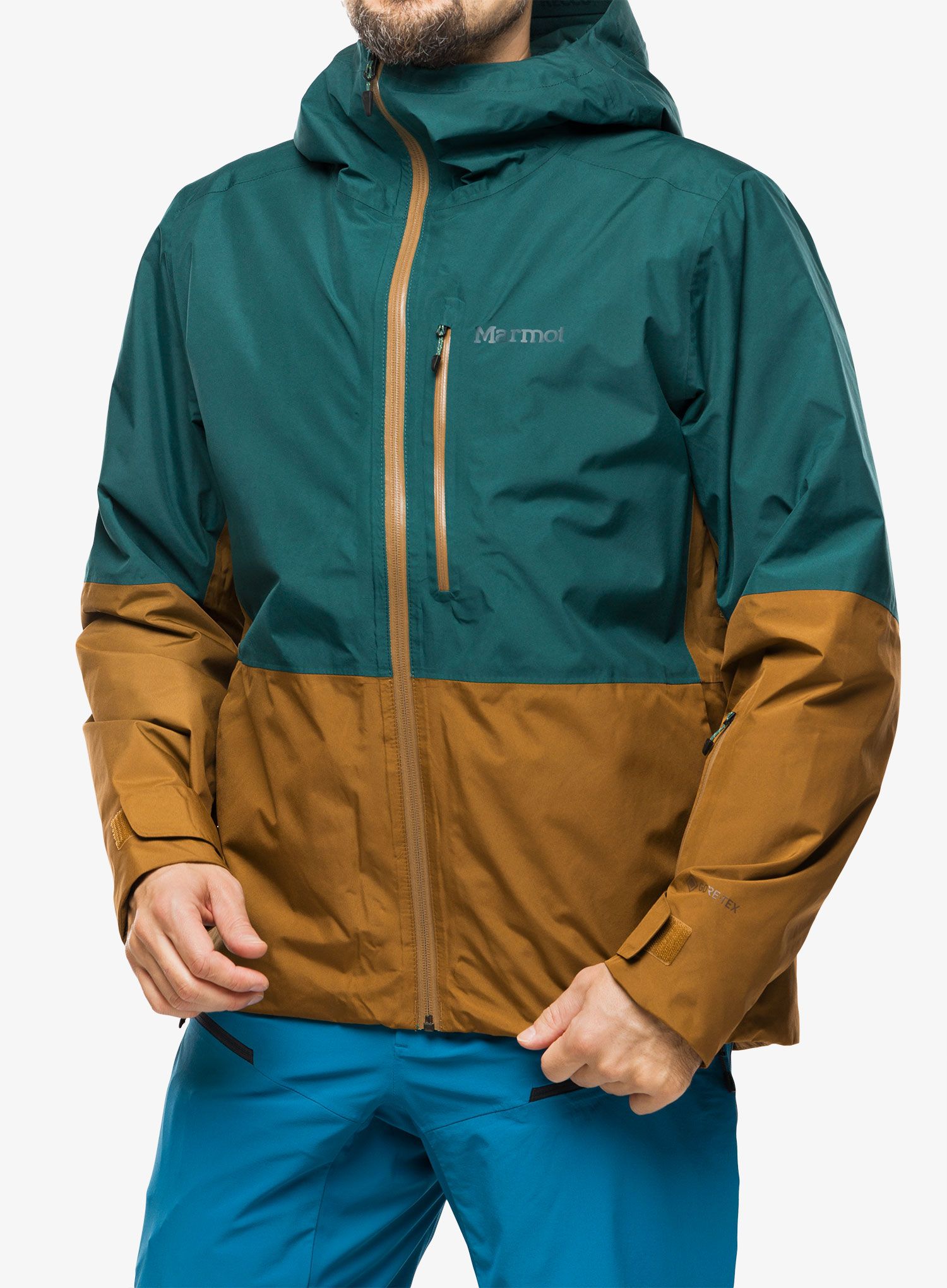 Bunda na lyže Marmot Lightray GORE-TEX Jacket - dark jungle/hazel