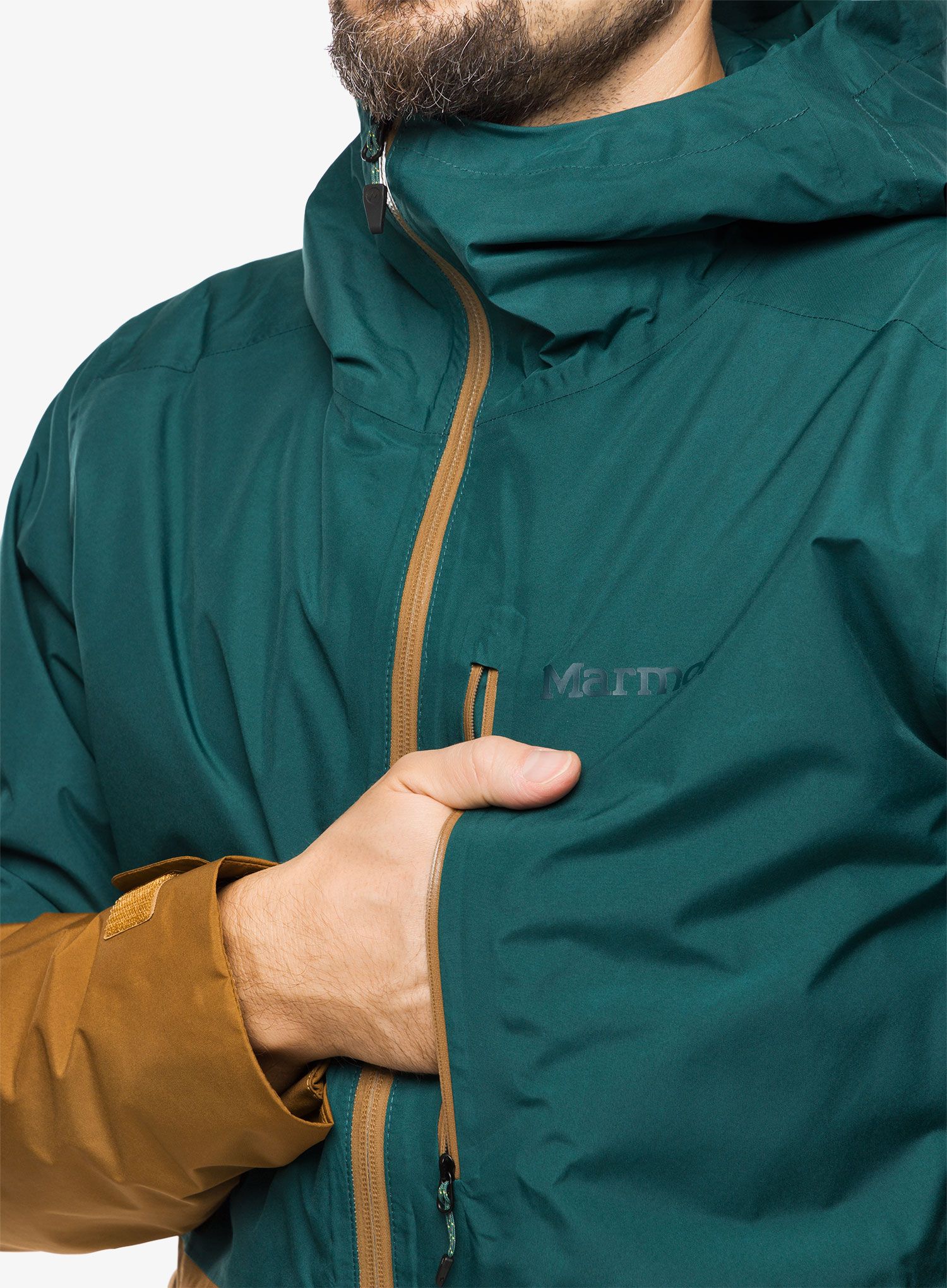 Bunda na lyže Marmot Lightray GORE-TEX Jacket - dark jungle/hazel